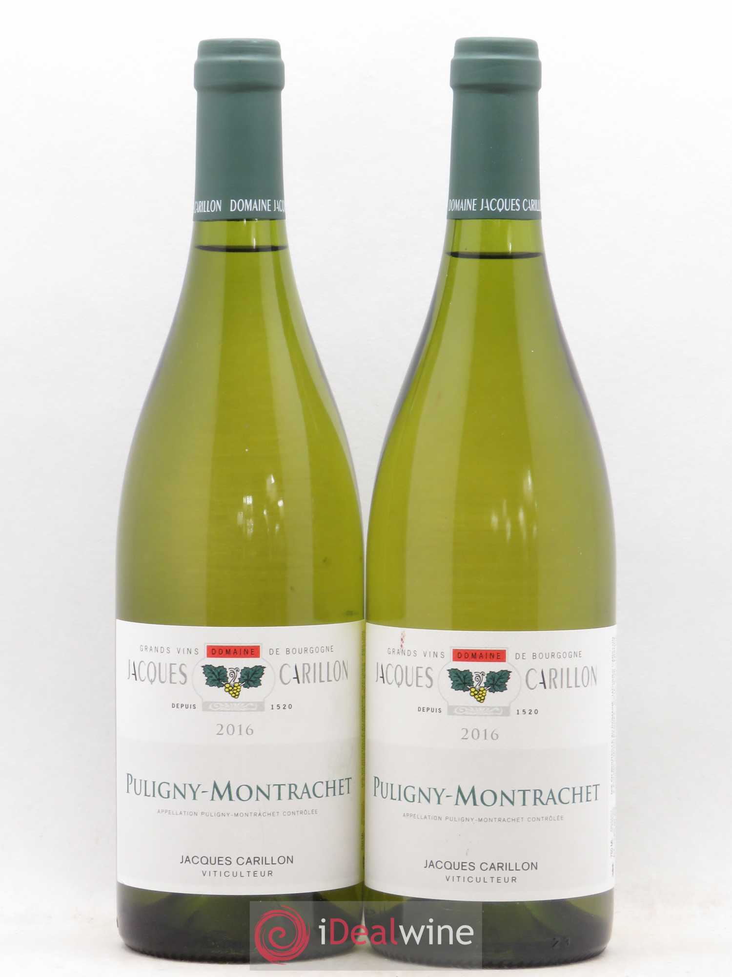 Puligny-Montrachet Jacques Carillon (Domaine) 2016 - Lot de 2 bouteilles - 0