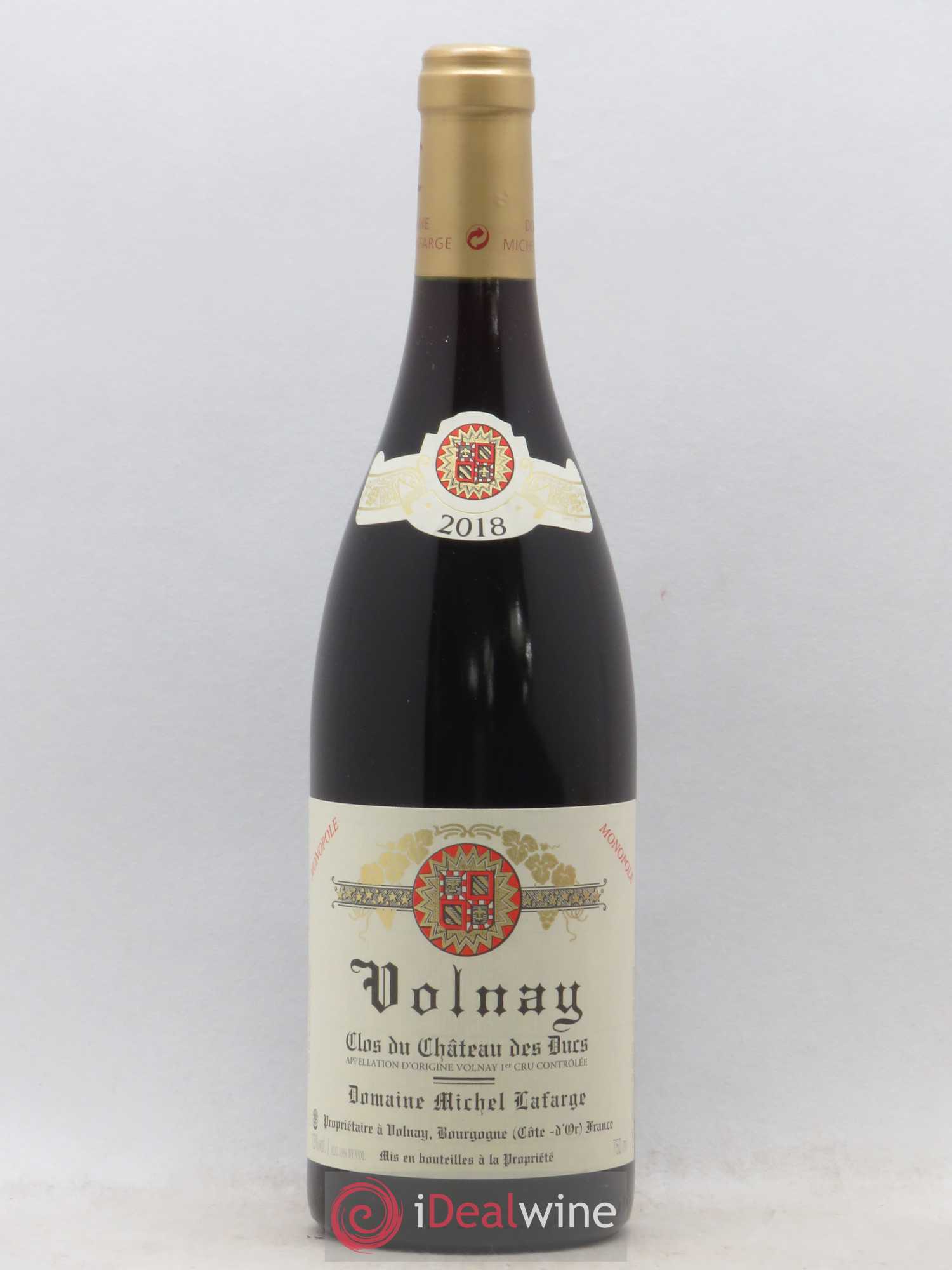 Volnay 1er Cru Clos du Château des Ducs Lafarge (Domaine) 2018 - Lot de 1 bouteille - 0