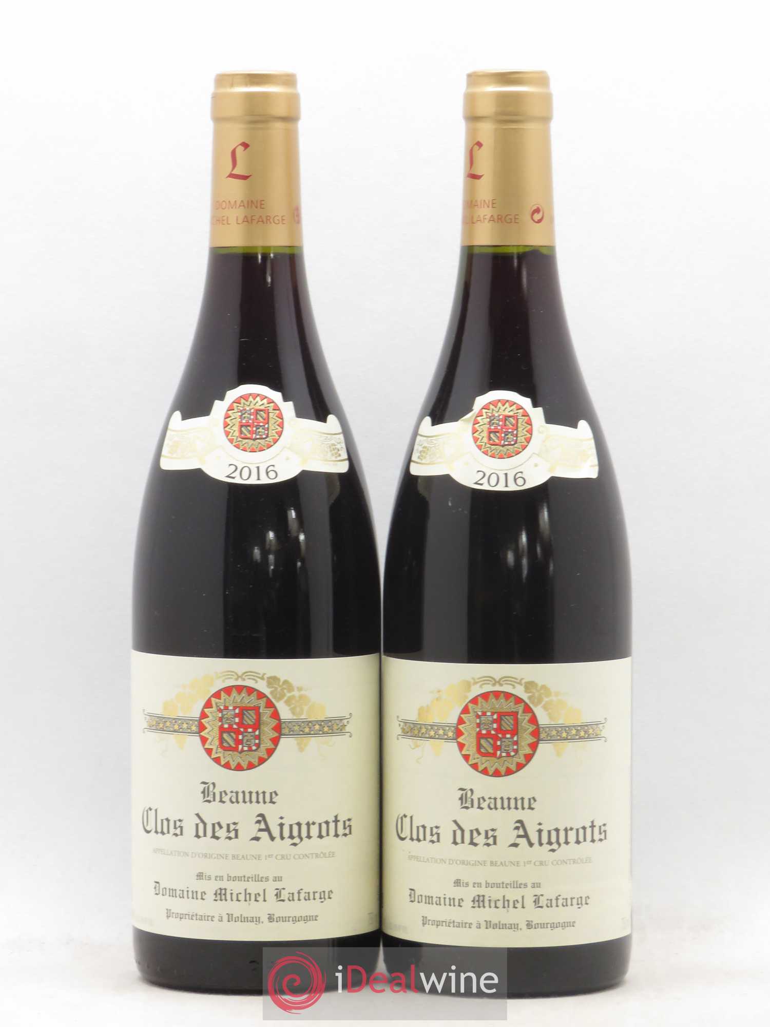 Beaune 1er Cru Les Aigrots Lafarge (Domaine) 2016 - Lot de 2 bouteilles - 0
