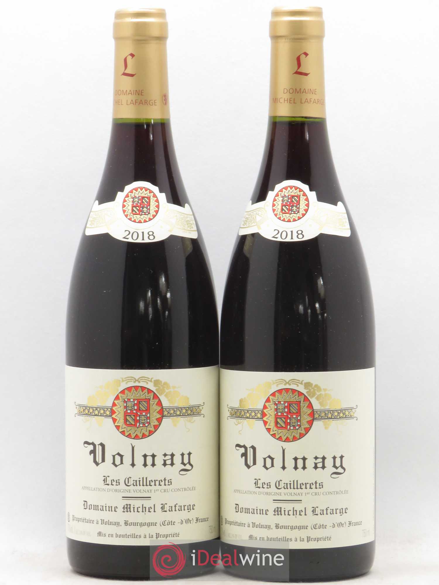 Volnay 1er Cru Les Caillerets Lafarge (Domaine) 2018 - Lot de 2 bouteilles - 0