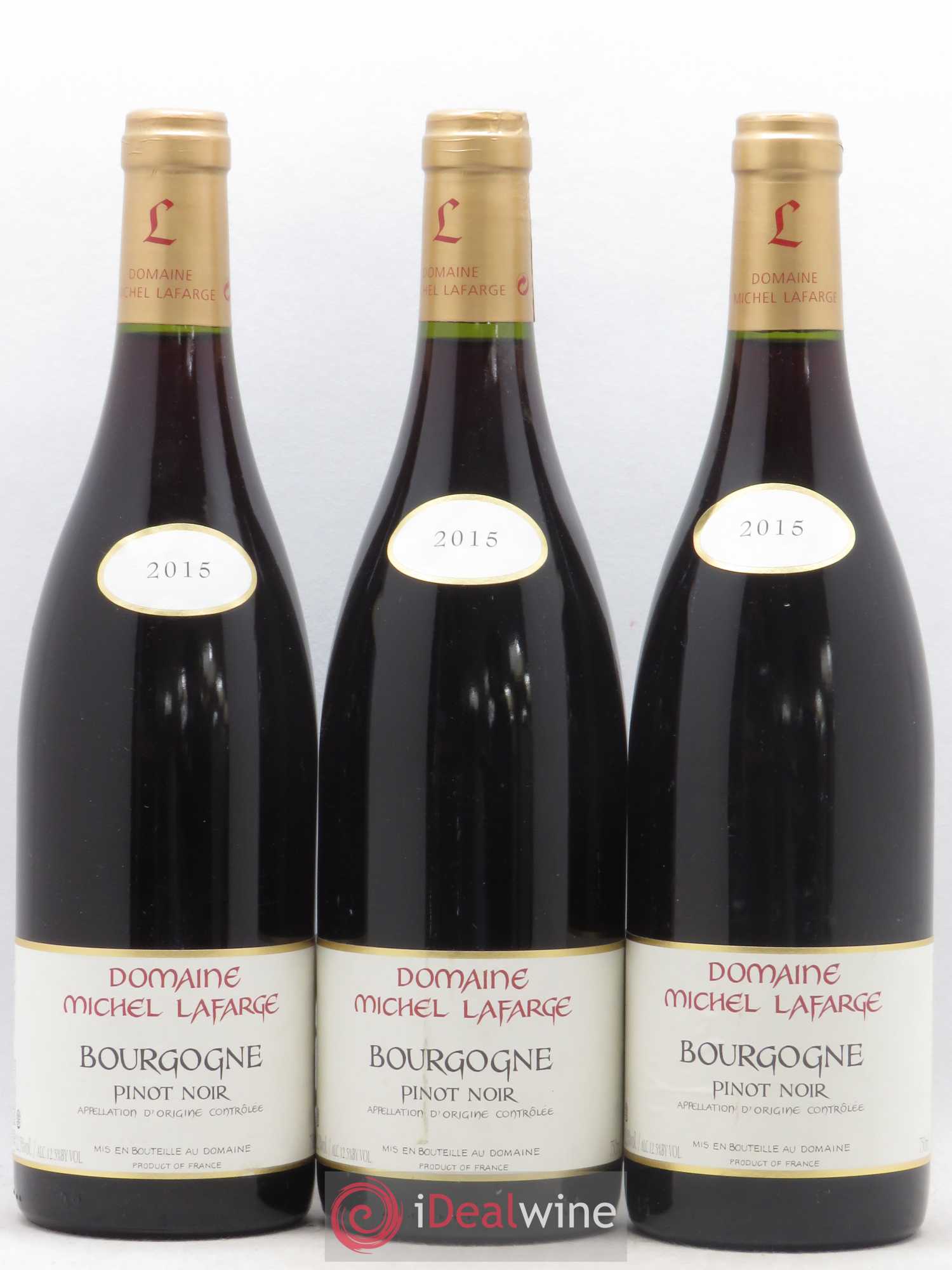 Bourgogne Michel Lafarge 2015 - Lot de 6 bouteilles - 1