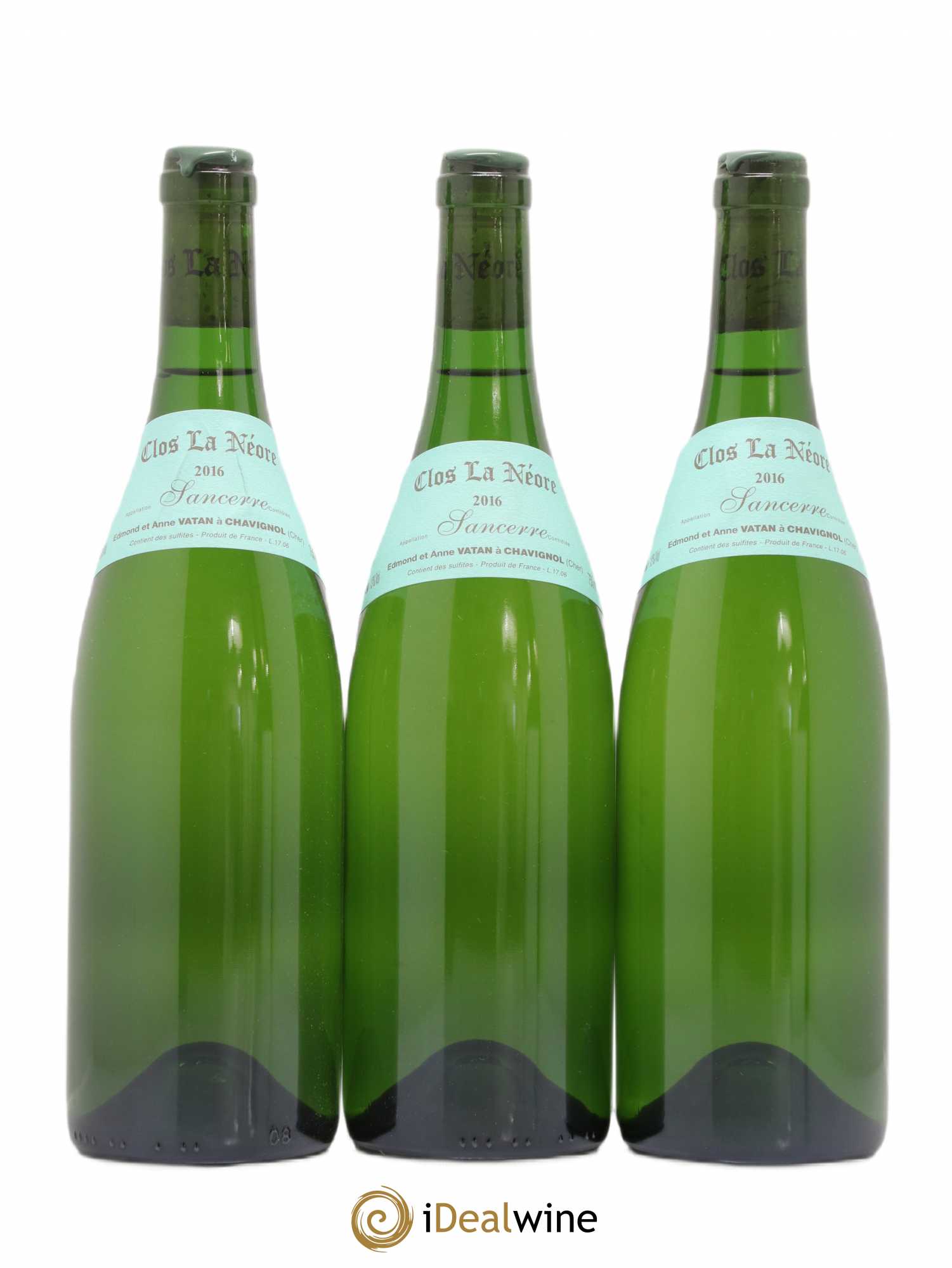 Sancerre Clos la Neore Edmond Vatan 2016 - Lot de 3 bouteilles - 0