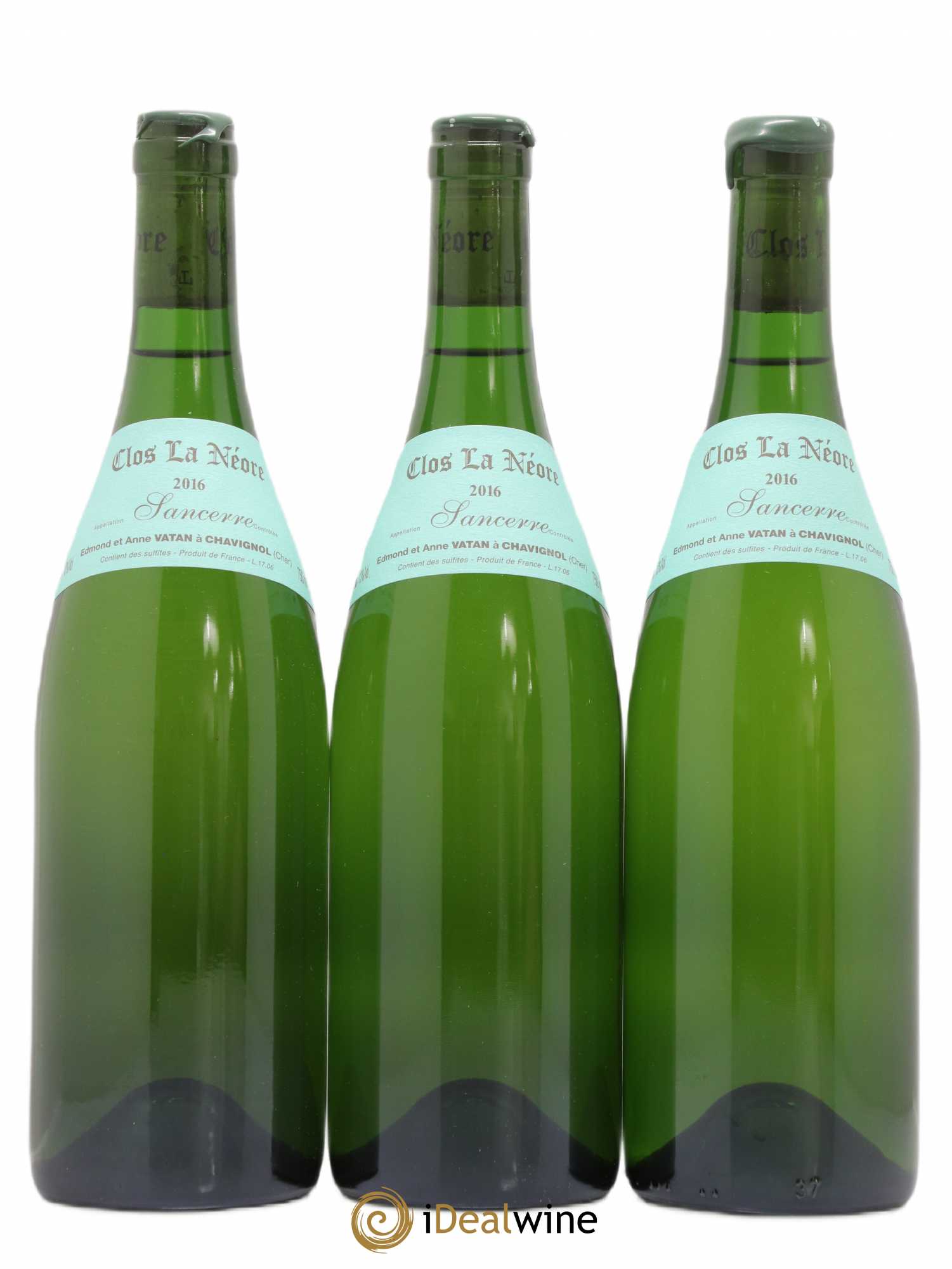 Sancerre Clos la Neore Edmond Vatan 2016 - Lot de 3 bouteilles - 0