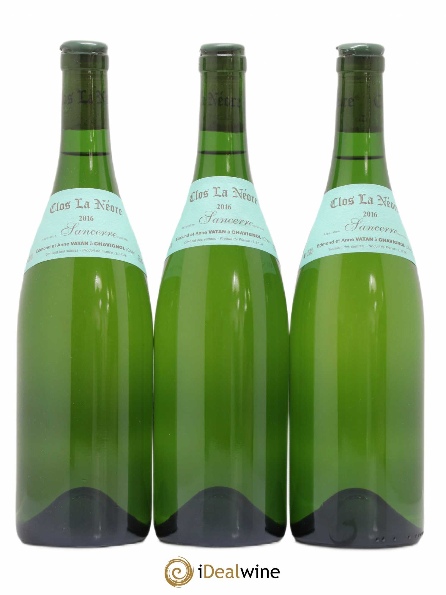 Sancerre Clos la Neore Edmond Vatan 2016 - Lot de 3 bouteilles - 0