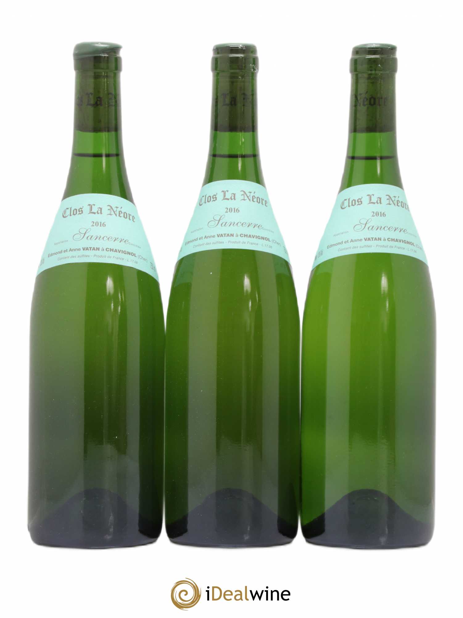 Sancerre Clos la Neore Edmond Vatan 2016 - Lot de 3 bouteilles - 0
