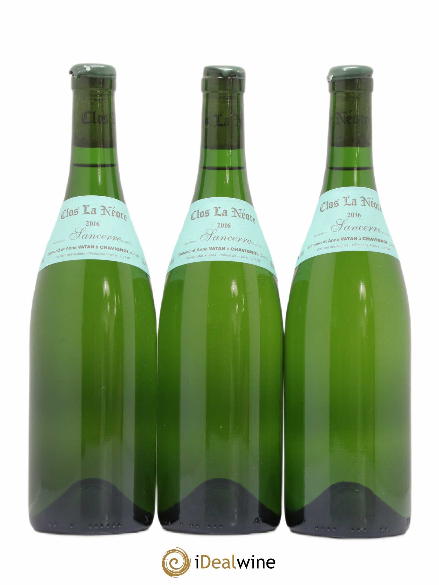 Sancerre Clos la Neore Edmond Vatan 2016 - Lot de 3 bouteilles - 0