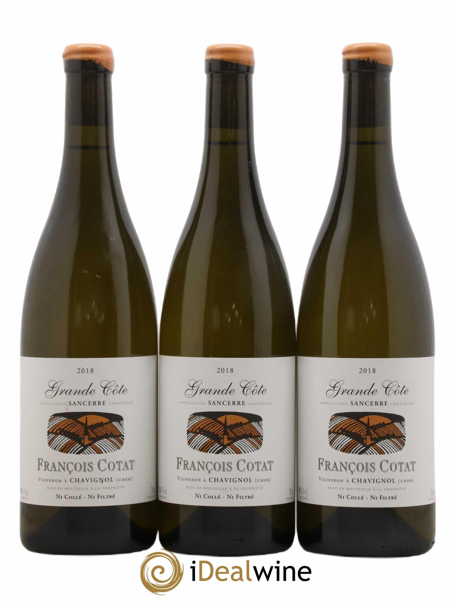 Sancerre La Grande Côte François Cotat 2018 - Lot de 3 bouteilles - 0