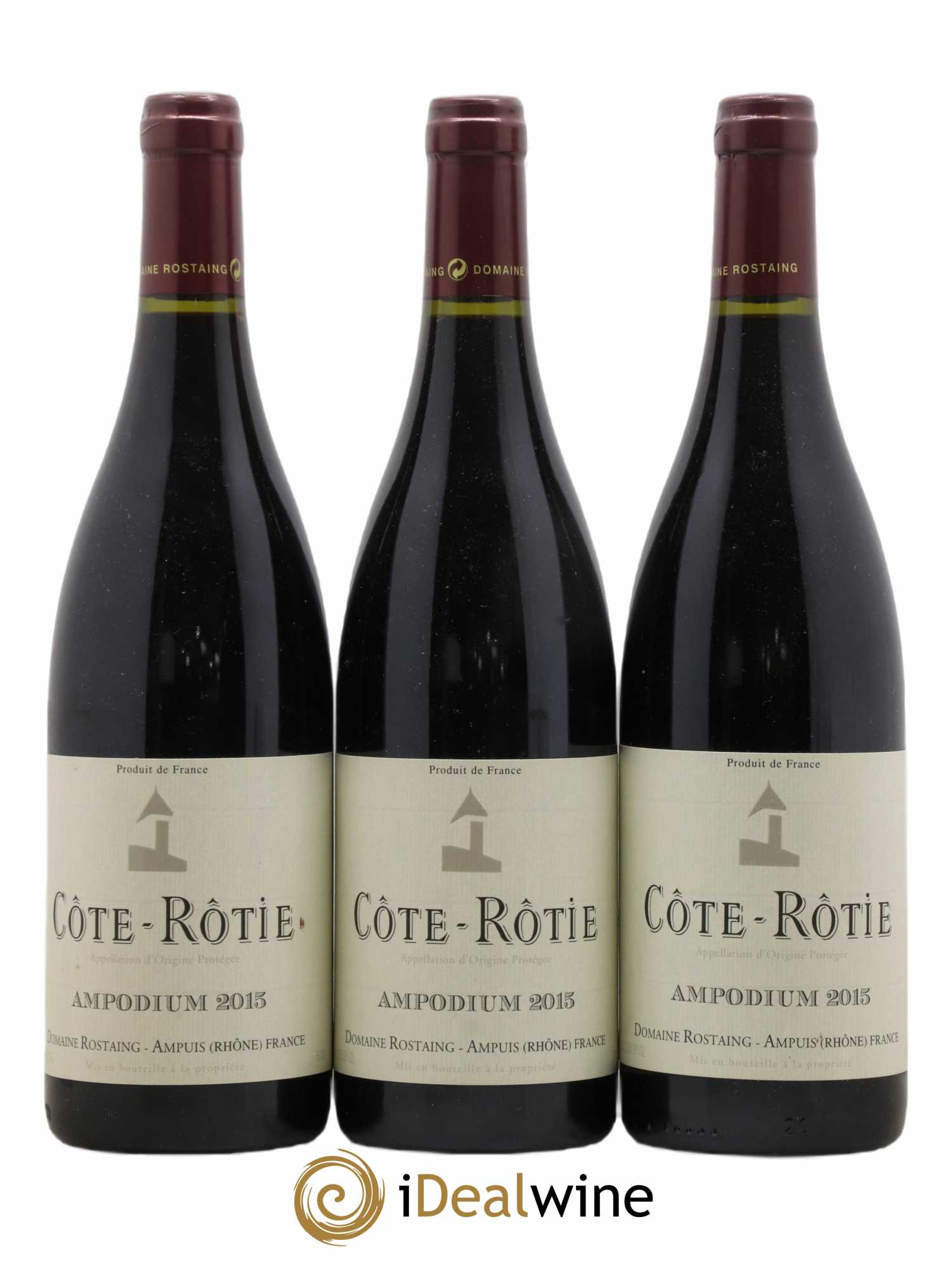 Côte-Rôtie Ampodium René Rostaing 2015 - Posten von 3 Flaschen - 0