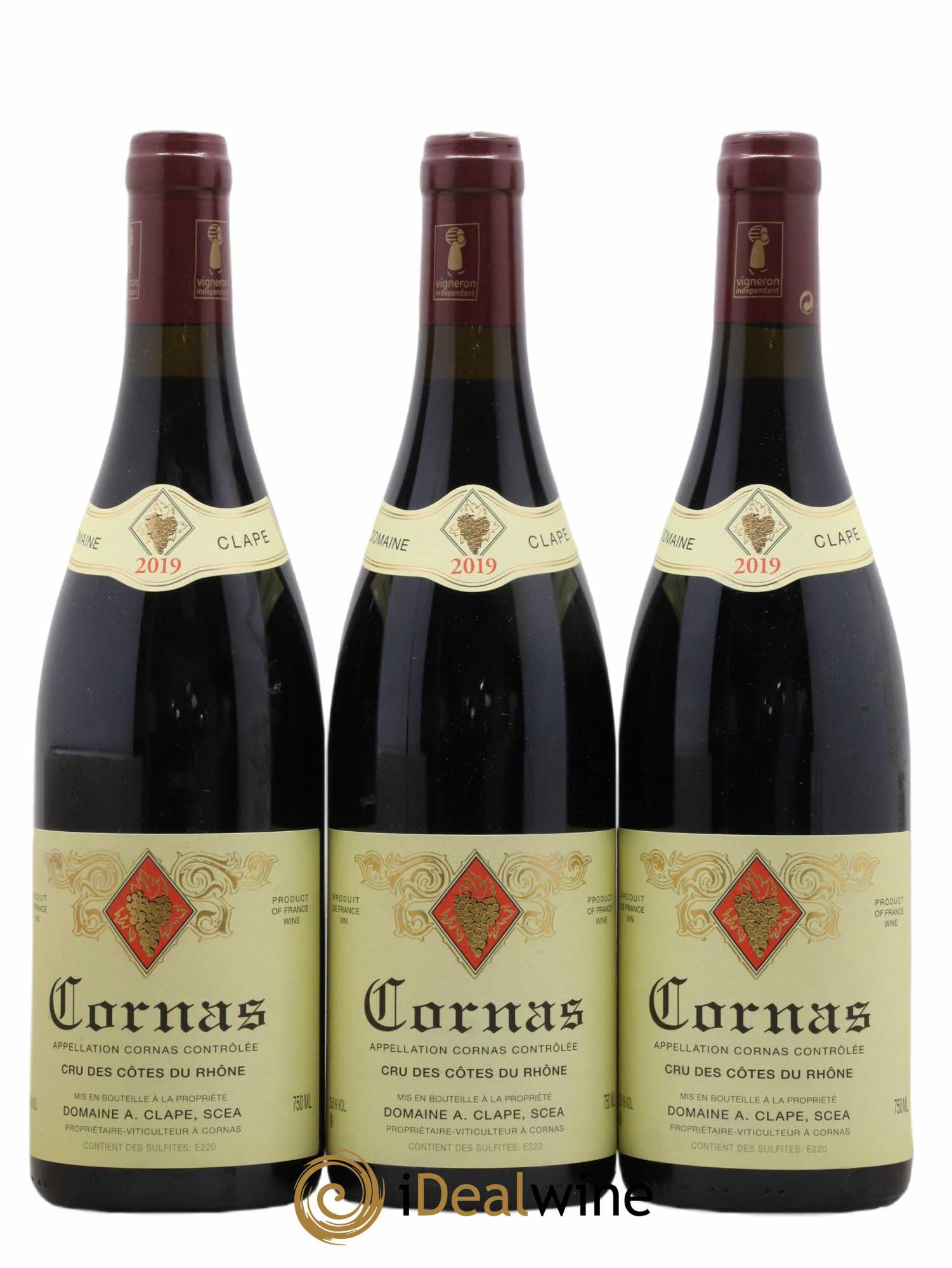 Cornas Auguste Clape 2019 - Lot de 3 bouteilles - 0