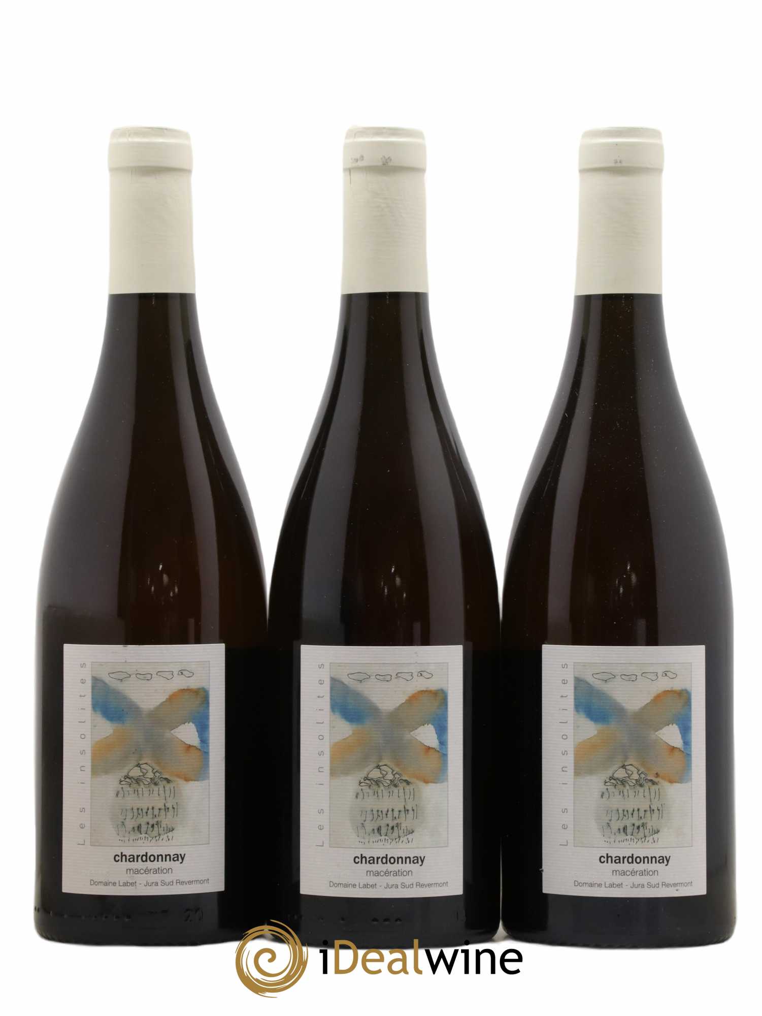 Côtes du Jura Chardonnay Les Varrons Macération Romain - Julien - Charline Labet 2018 - Lot de 3 bouteilles - 0