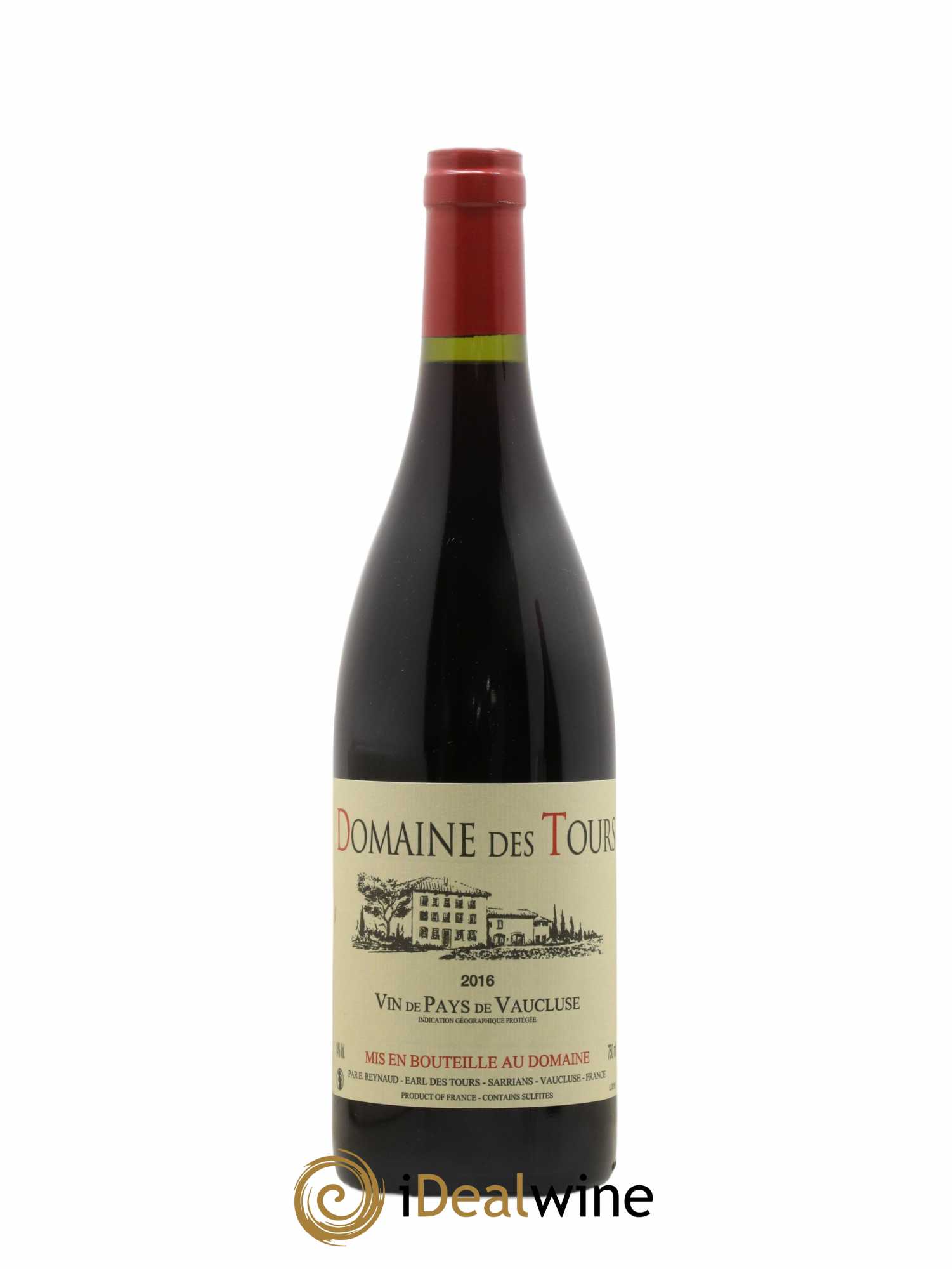 Vaucluse (Vin de Pays de Vaucluse) Domaine des Tours Emmanuel Reynaud 2016 - Lot of 1 bottle - 0