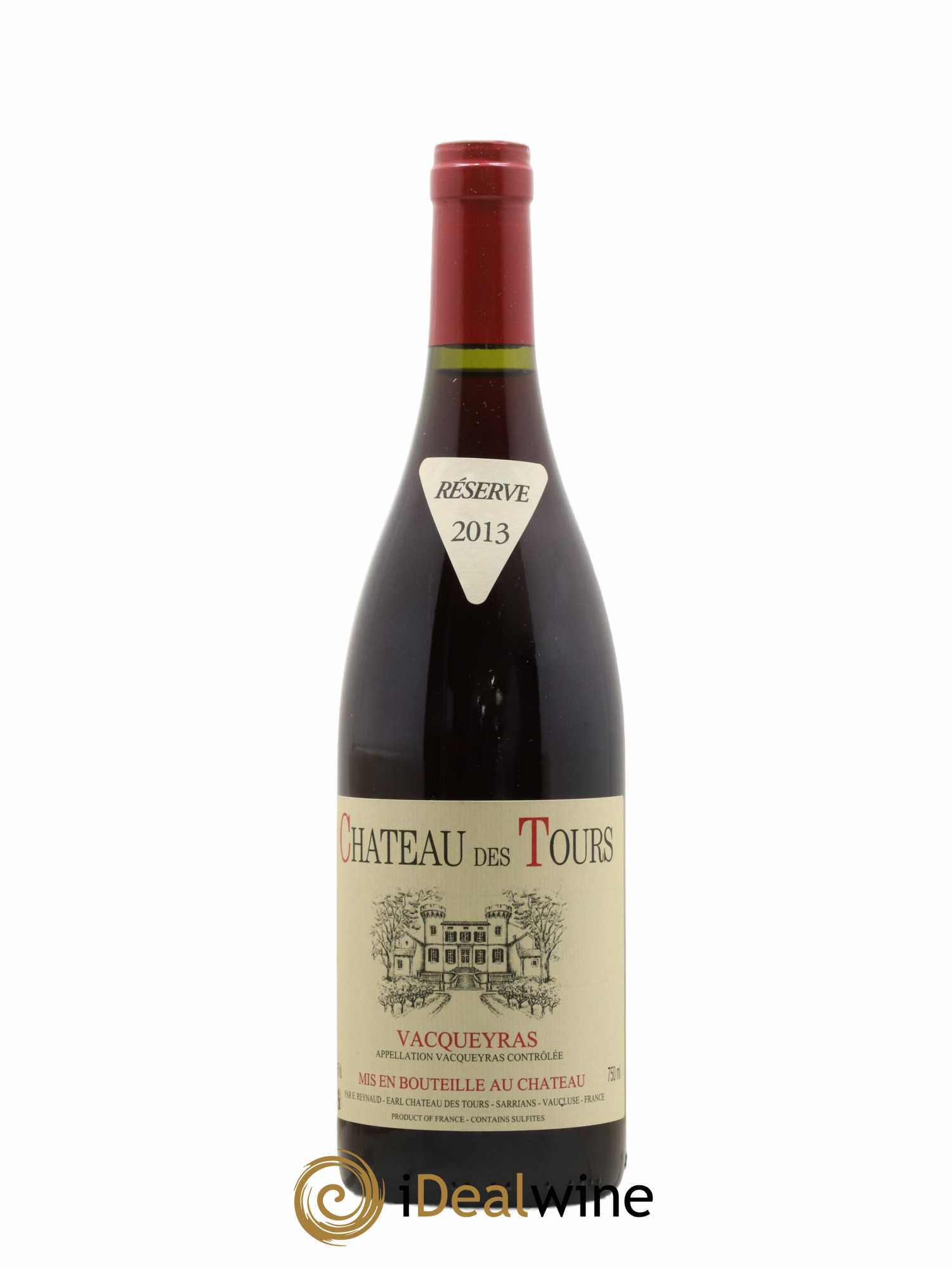 Vacqueyras Château des Tours Emmanuel Reynaud 2013 - Lot de 1 bouteille - 0