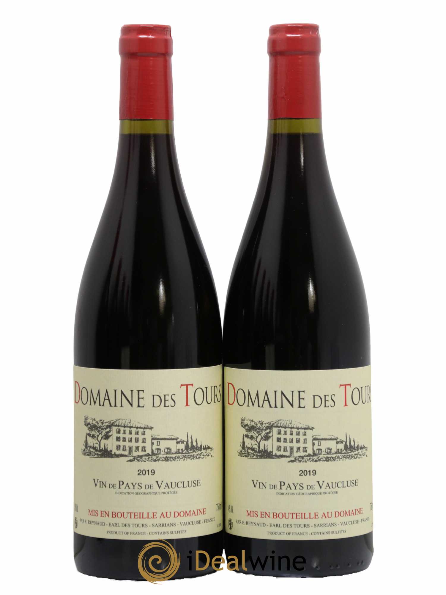 Vaucluse (Vin de Pays de Vaucluse) Domaine des Tours Emmanuel Reynaud 2019 - Lotto di 2 bottiglie - 0