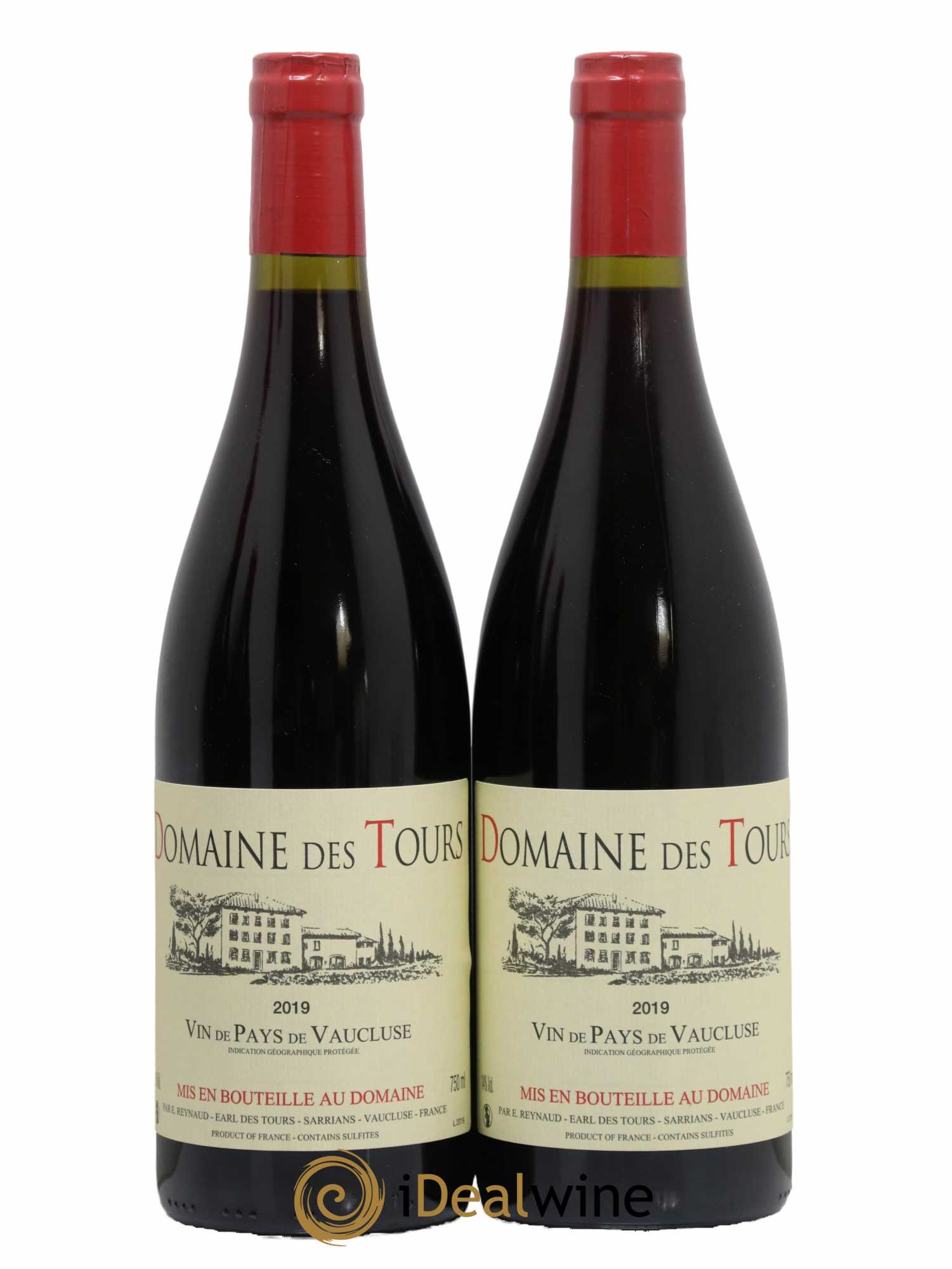 Vaucluse (Vin de Pays de Vaucluse) Domaine des Tours Emmanuel Reynaud 2019 - Lotto di 2 bottiglie - 0