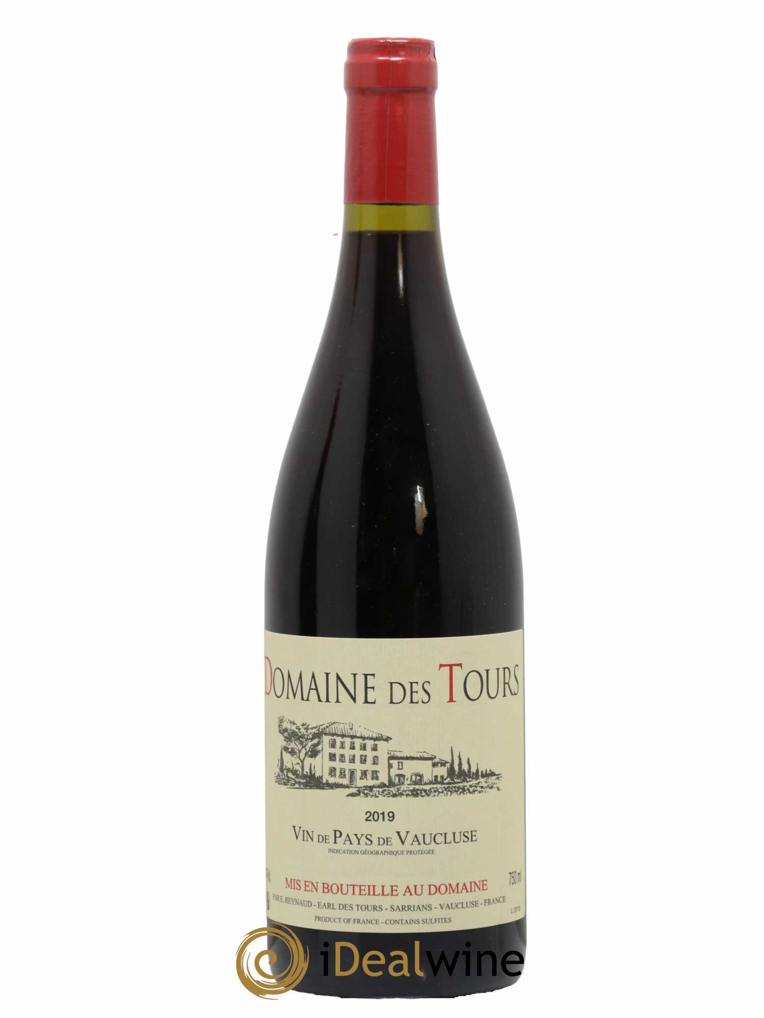 Vaucluse (Vin de Pays de Vaucluse) Domaine des Tours Emmanuel Reynaud 2019 - Lot de 1 bouteille - 0