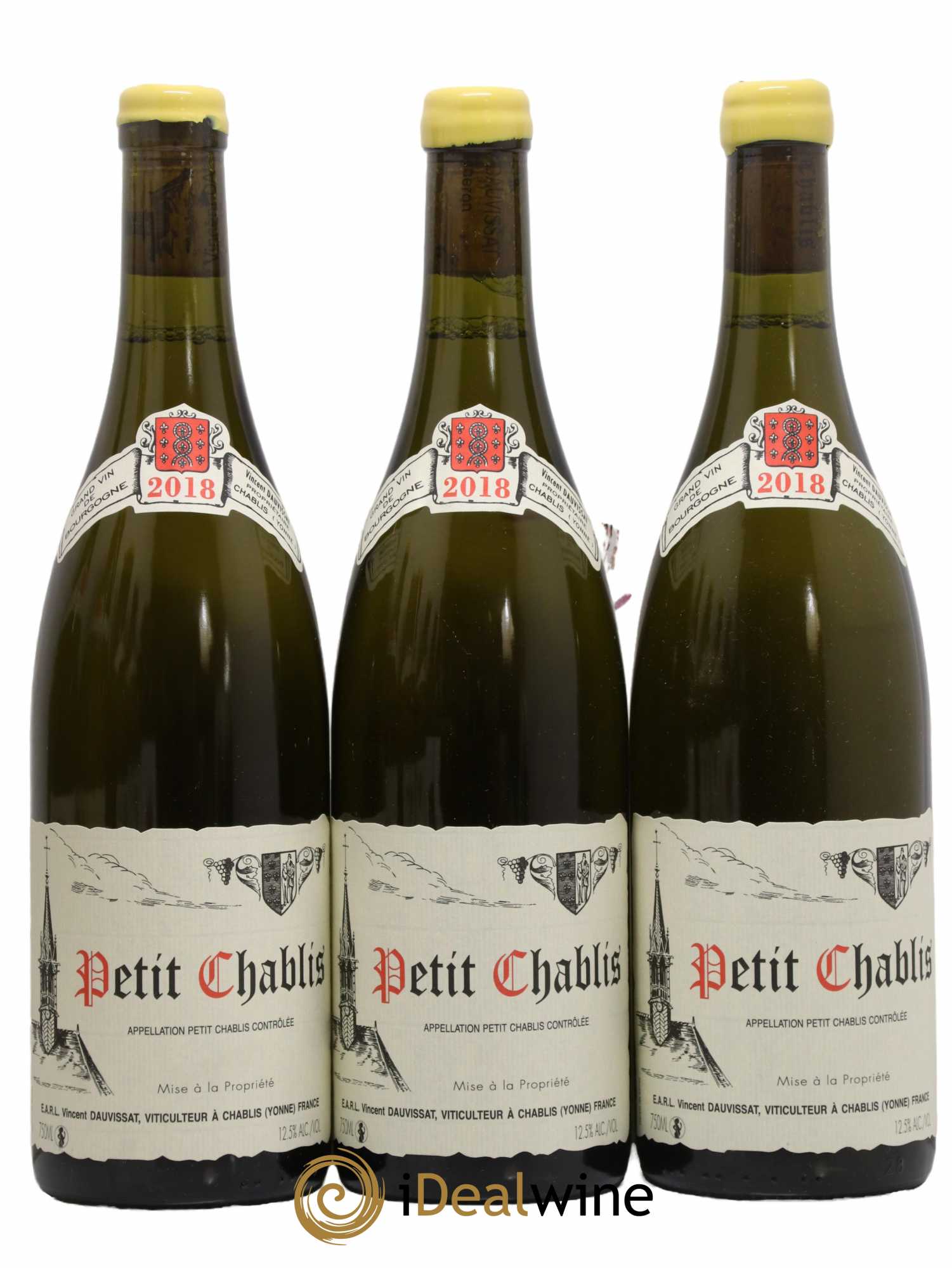 Petit Chablis Vincent Dauvissat (Domaine) 2018 - Lot de 3 bouteilles - 0