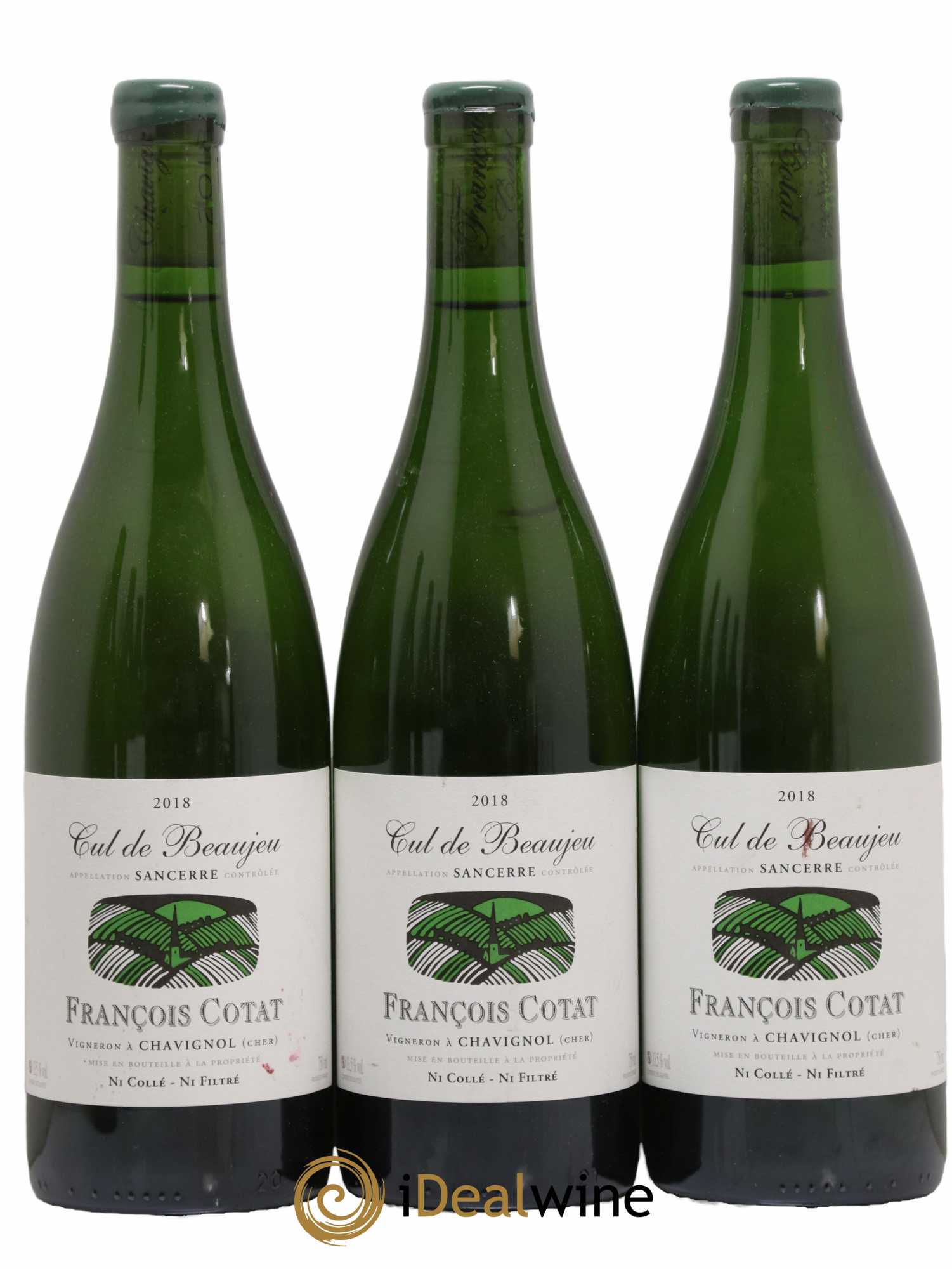 Sancerre Les Culs de Beaujeu François Cotat 2018 - Lot de 3 bouteilles - 0