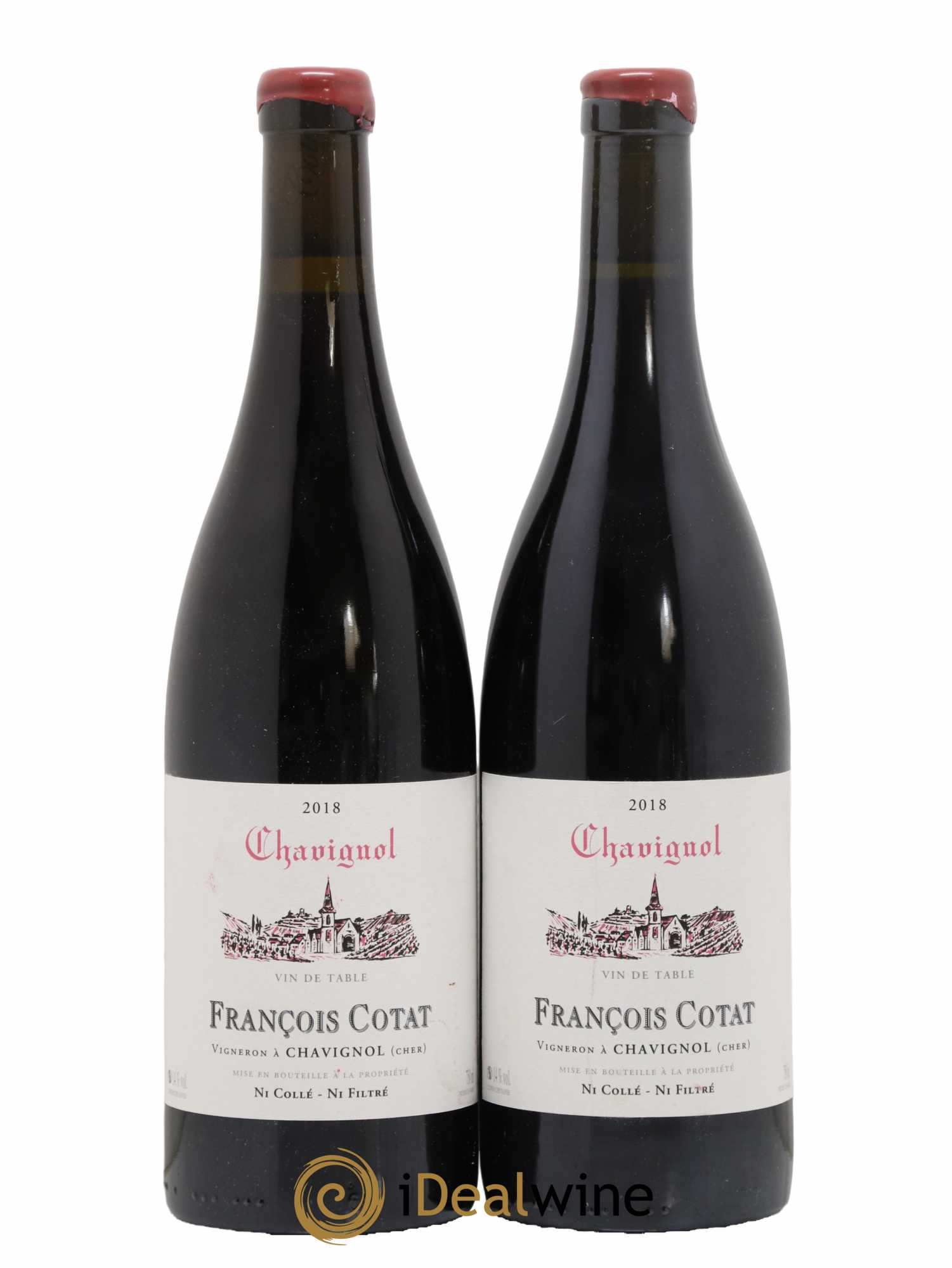 Vin de table - Chavignol François Cotat 2018 - Lot de 2 bouteilles - 0