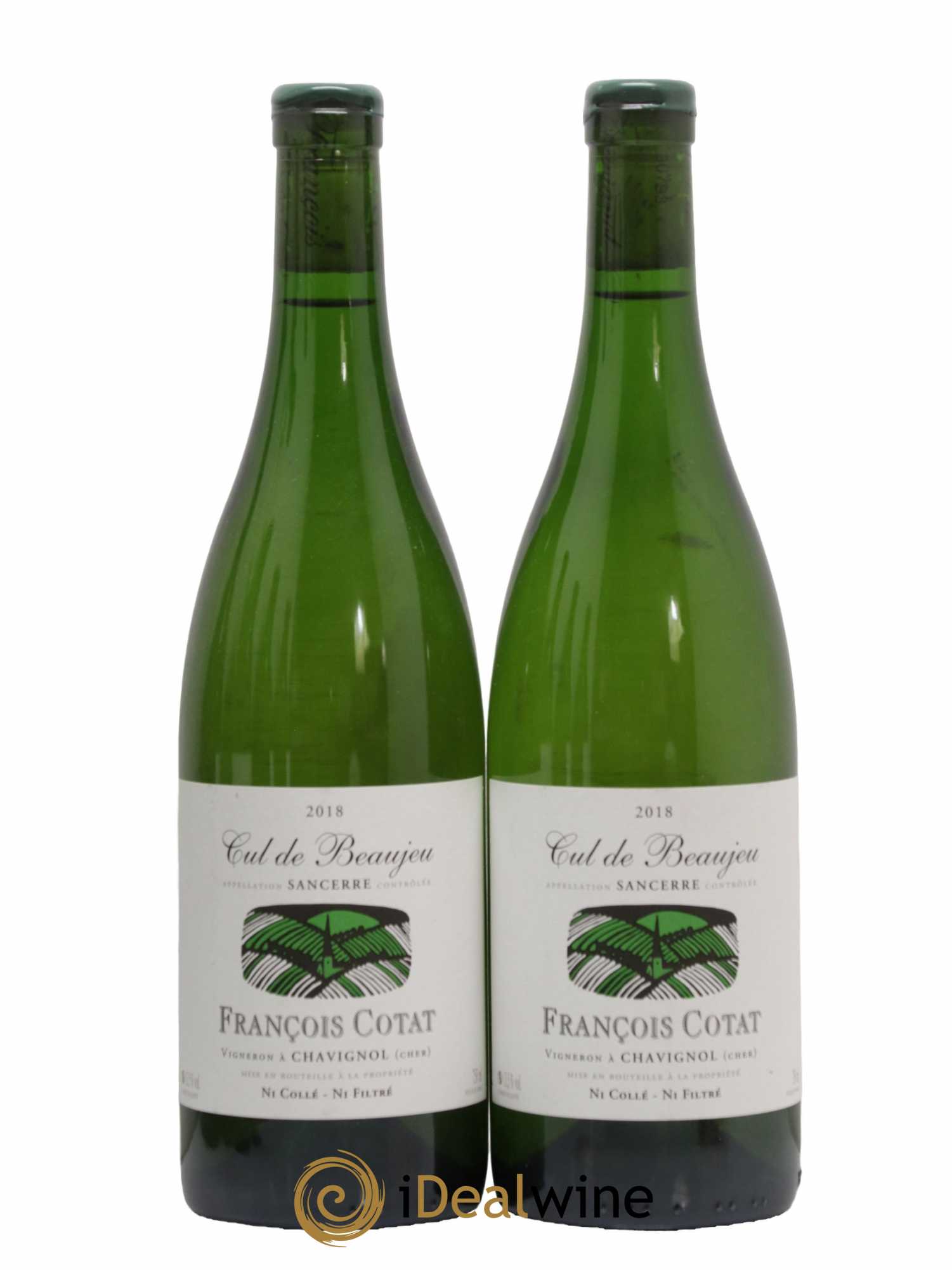 Sancerre Les Culs de Beaujeu François Cotat 2018 - Lot de 2 bouteilles - 0