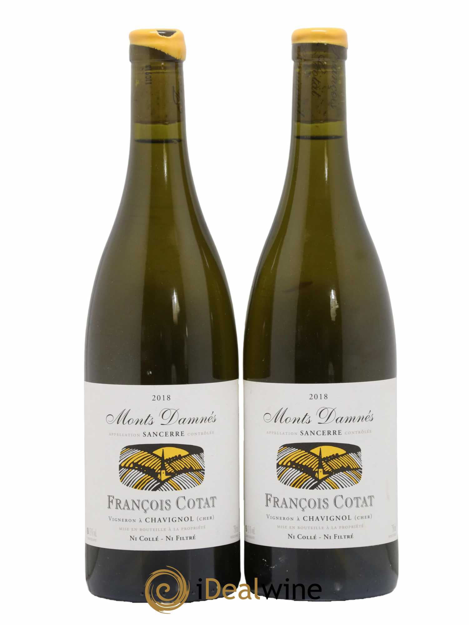 Sancerre Les Monts Damnés François Cotat 2018 - Lot de 2 bouteilles - 0