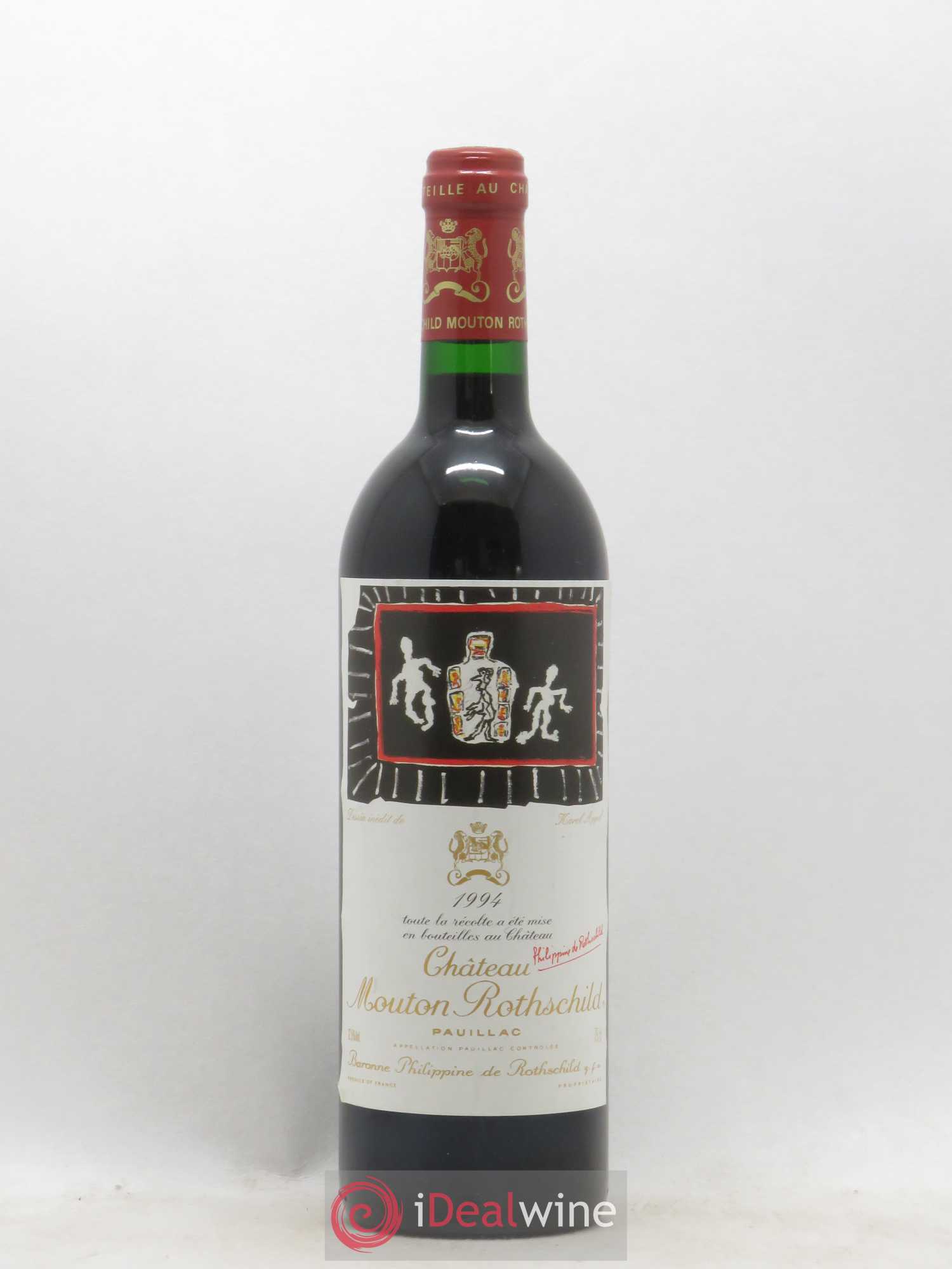 Château Mouton Rothschild 1er Grand Cru Classé 1994 - Lot de 1 bouteille - 0