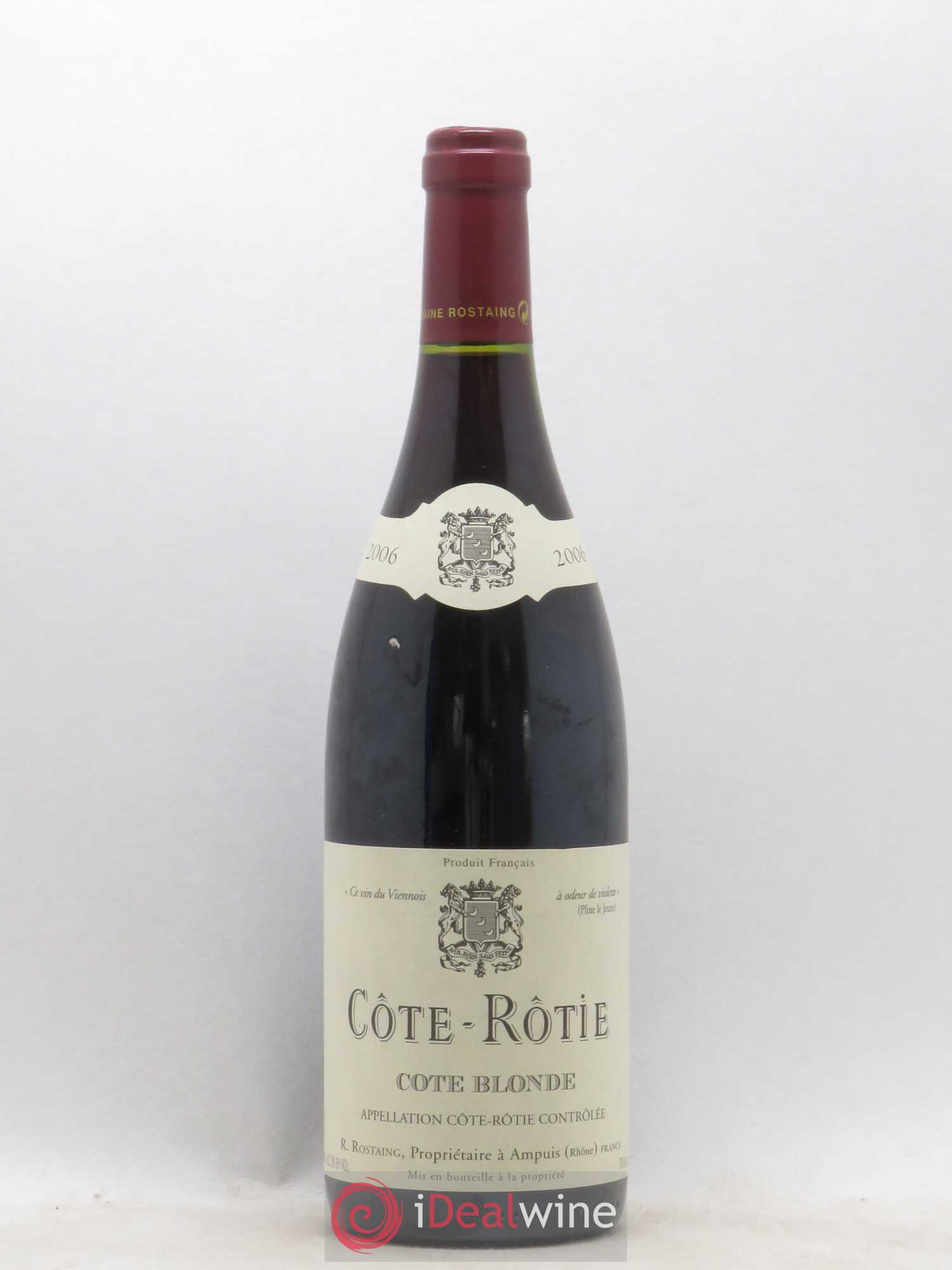 Côte-Rôtie Côte Blonde René Rostaing 2006 - Posten von 1 Flasche - 0