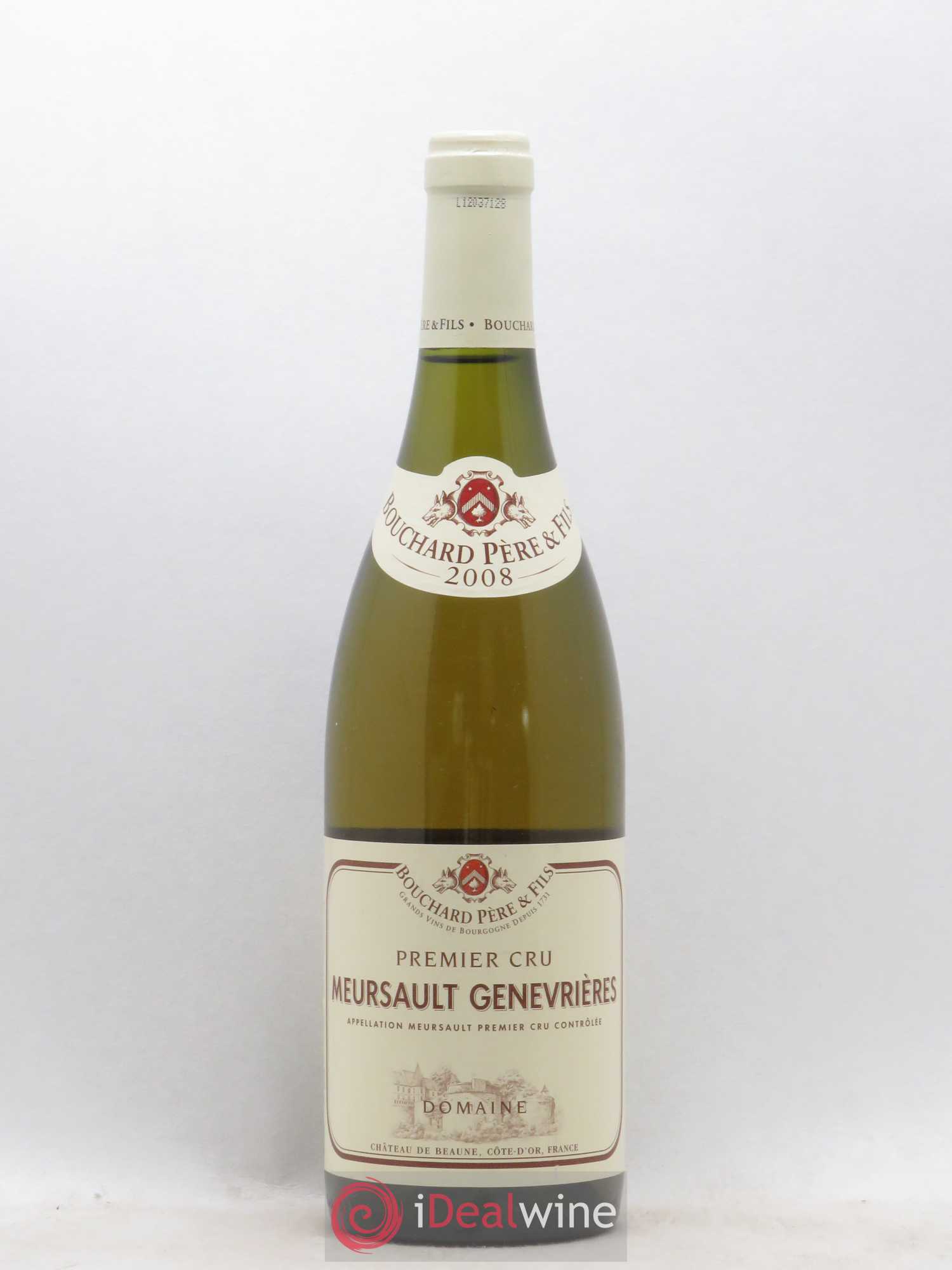 Meursault 1er Cru Genevrières Bouchard Père & Fils 2008 - Lot de 1 bouteille - 0
