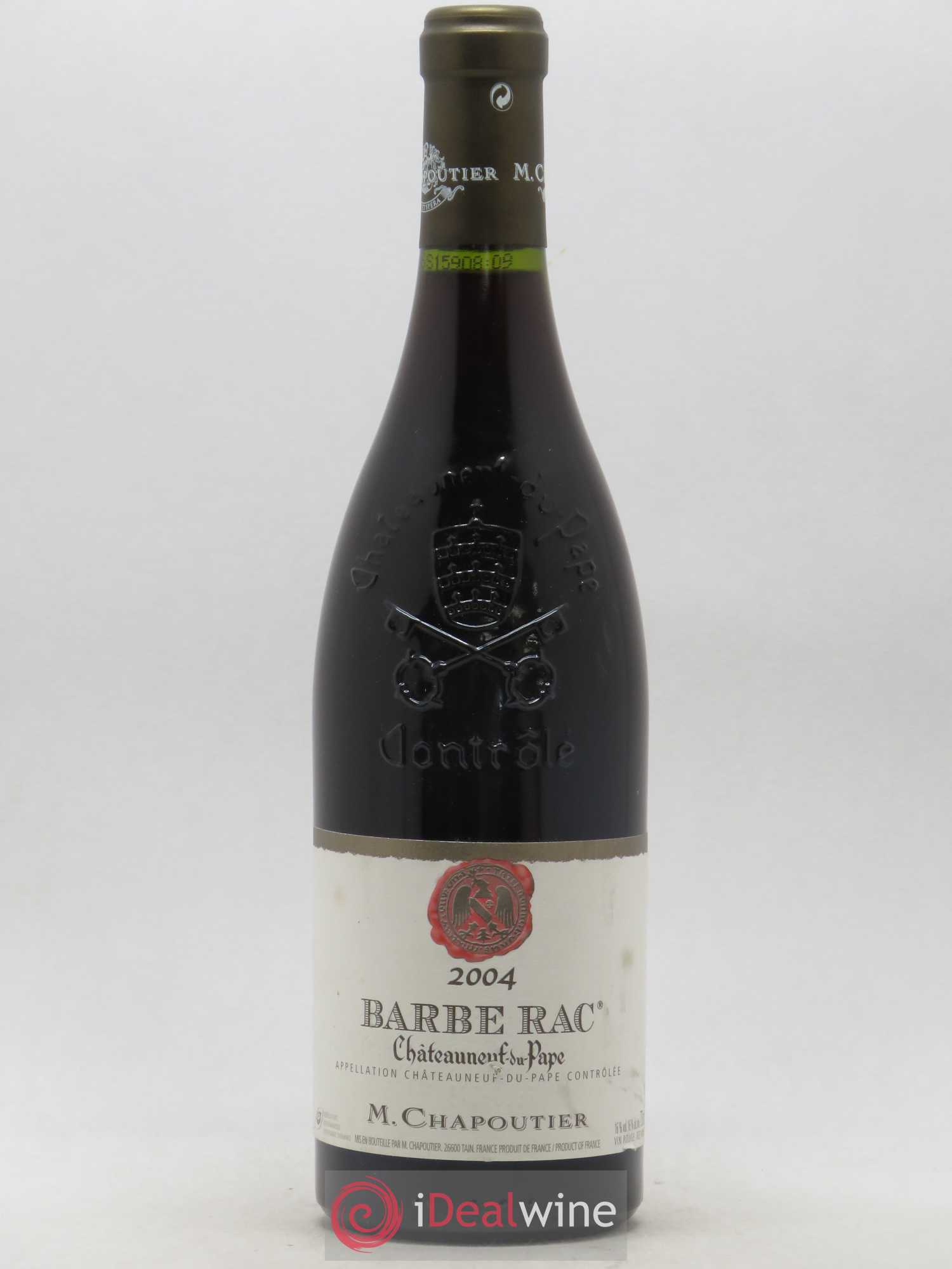 Châteauneuf-du-Pape Barbe Rac Chapoutier 2004 - Lot de 1 bouteille - 0