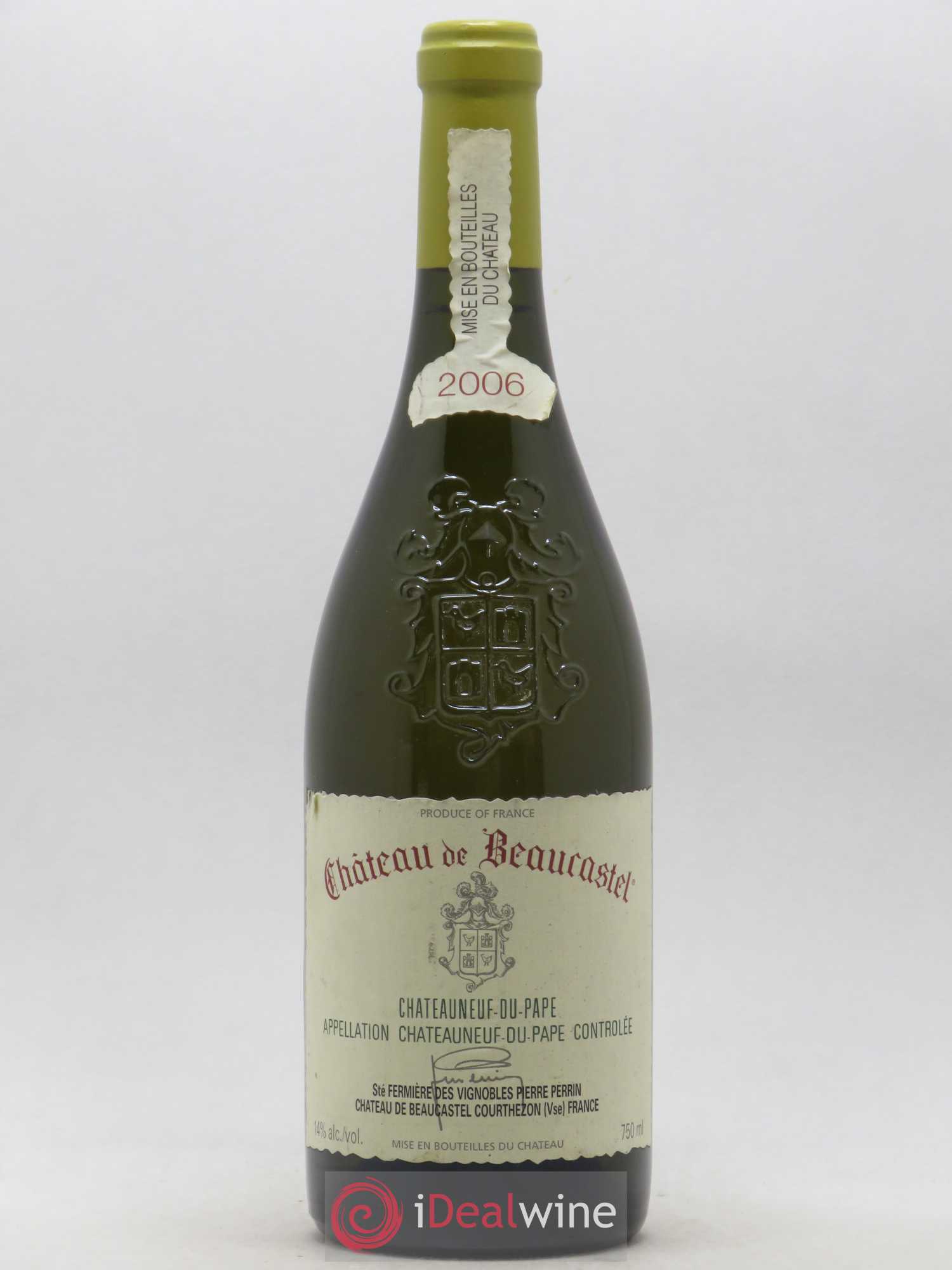 Châteauneuf-du-Pape Château de Beaucastel Famille Perrin 2006 - Lot de 1 bouteille - 0