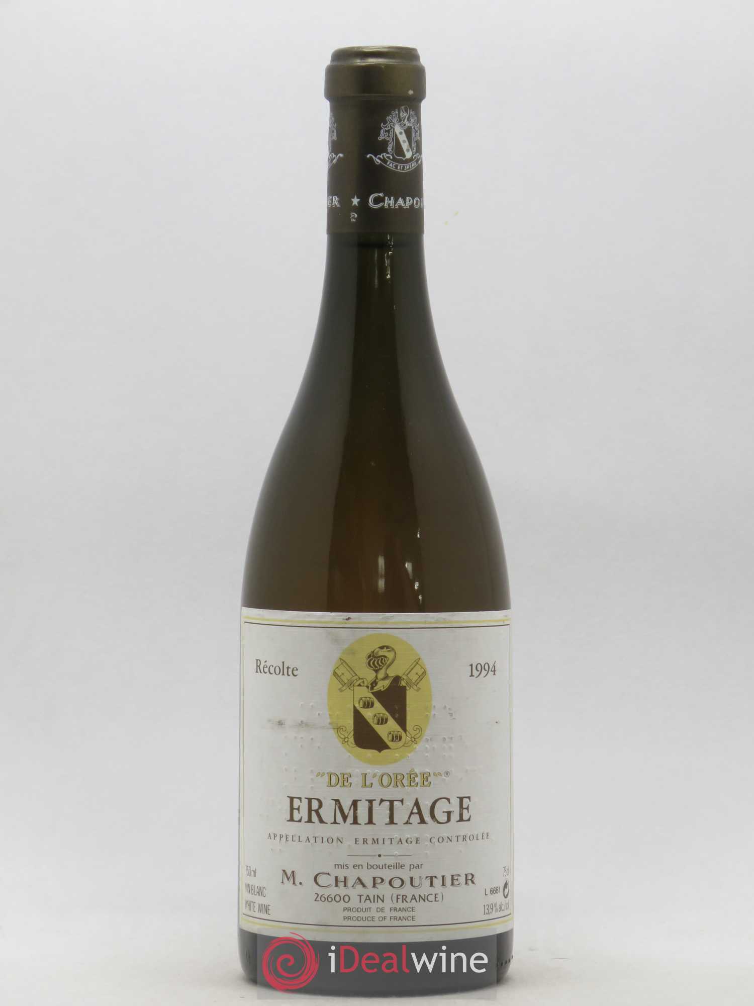 Hermitage Ermitage de l'Orée Chapoutier 1994 - Posten von 1 Flasche - 0