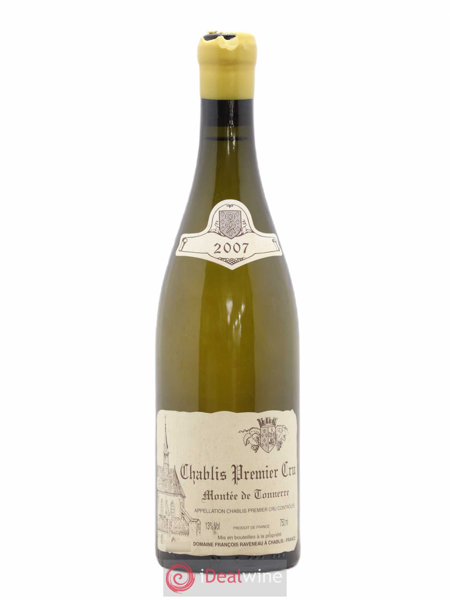 Chablis 1er Cru Montée de Tonnerre Raveneau (Domaine) 2007 - Lot de 1 bouteille - 0