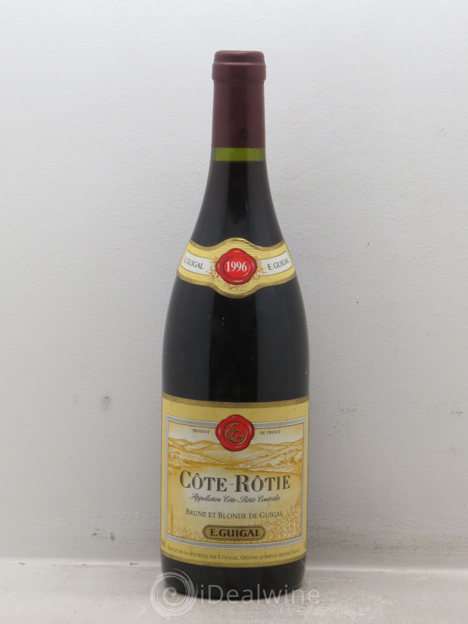 Côte-Rôtie Côtes Brune et Blonde Guigal 1996 - Lot de 1 bouteille - 0