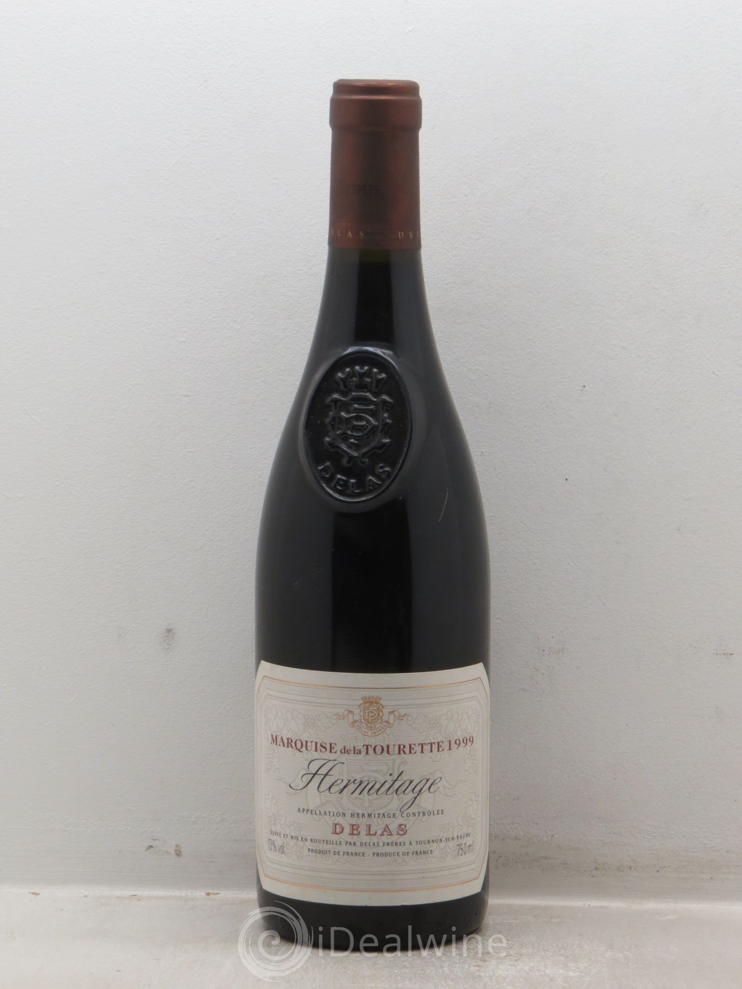 Hermitage Marquise de la Tourette Delas Frères 1999 - Lot de 1 bouteille - 0