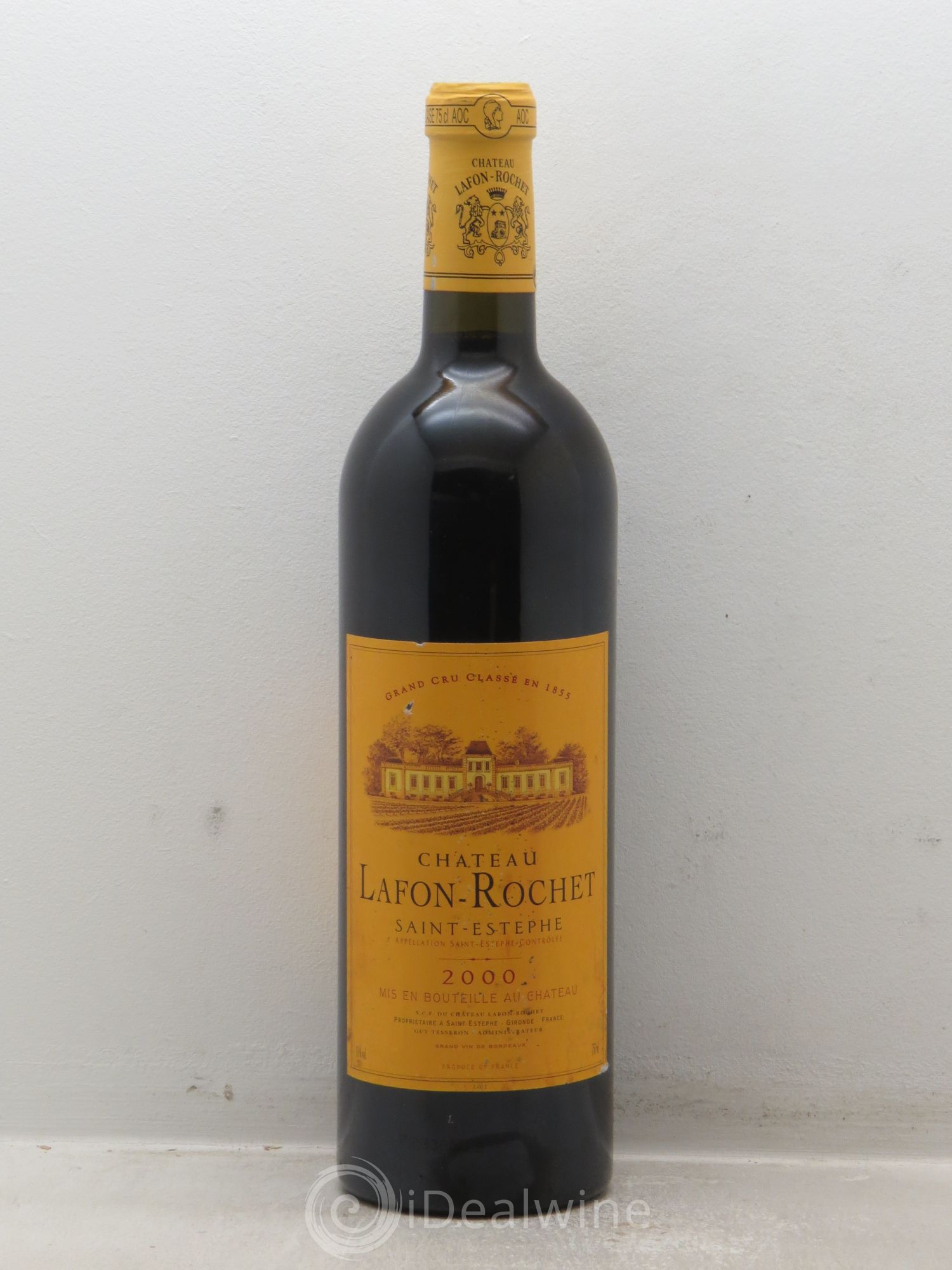 Château Lafon Rochet 4ème Grand Cru Classé 2000 - Lot de 1 bouteille - 0