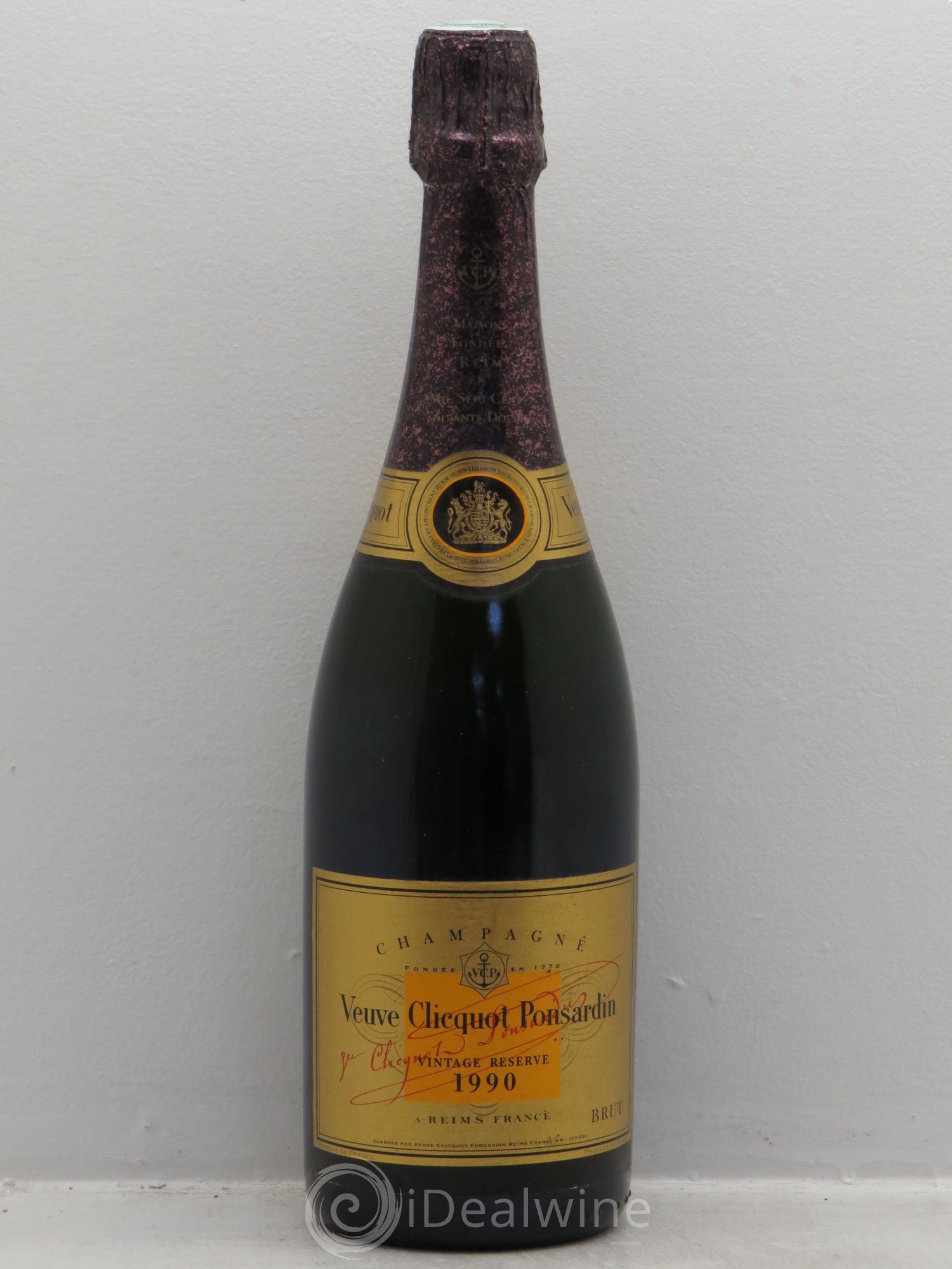 Vintage Veuve Clicquot 1990 - Lot de 1 bouteille - 0