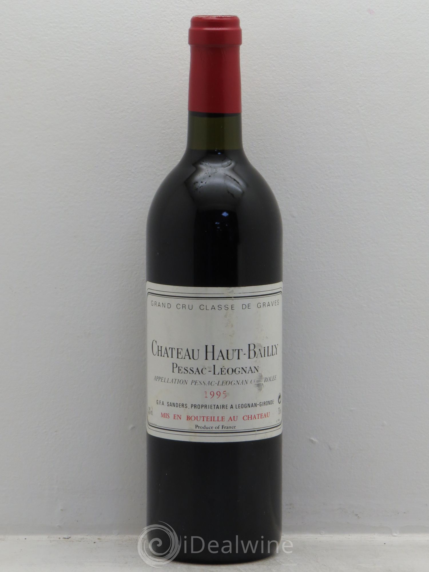 Château Haut-Bailly Cru Classé de Graves 1995 - Lot de 1 bouteille - 0