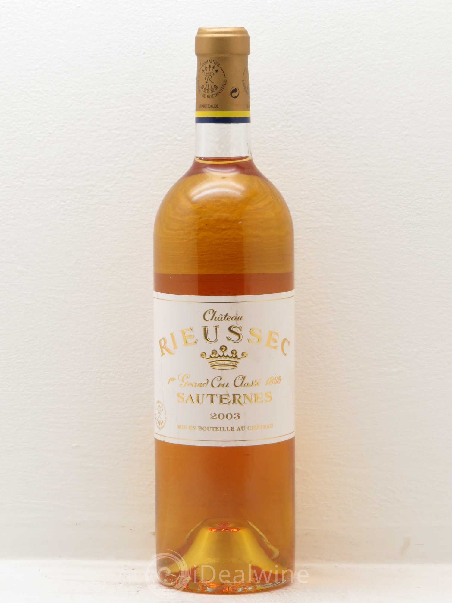 Château Rieussec 1er Grand Cru Classé 2003 - Posten von 1 Flasche - 0