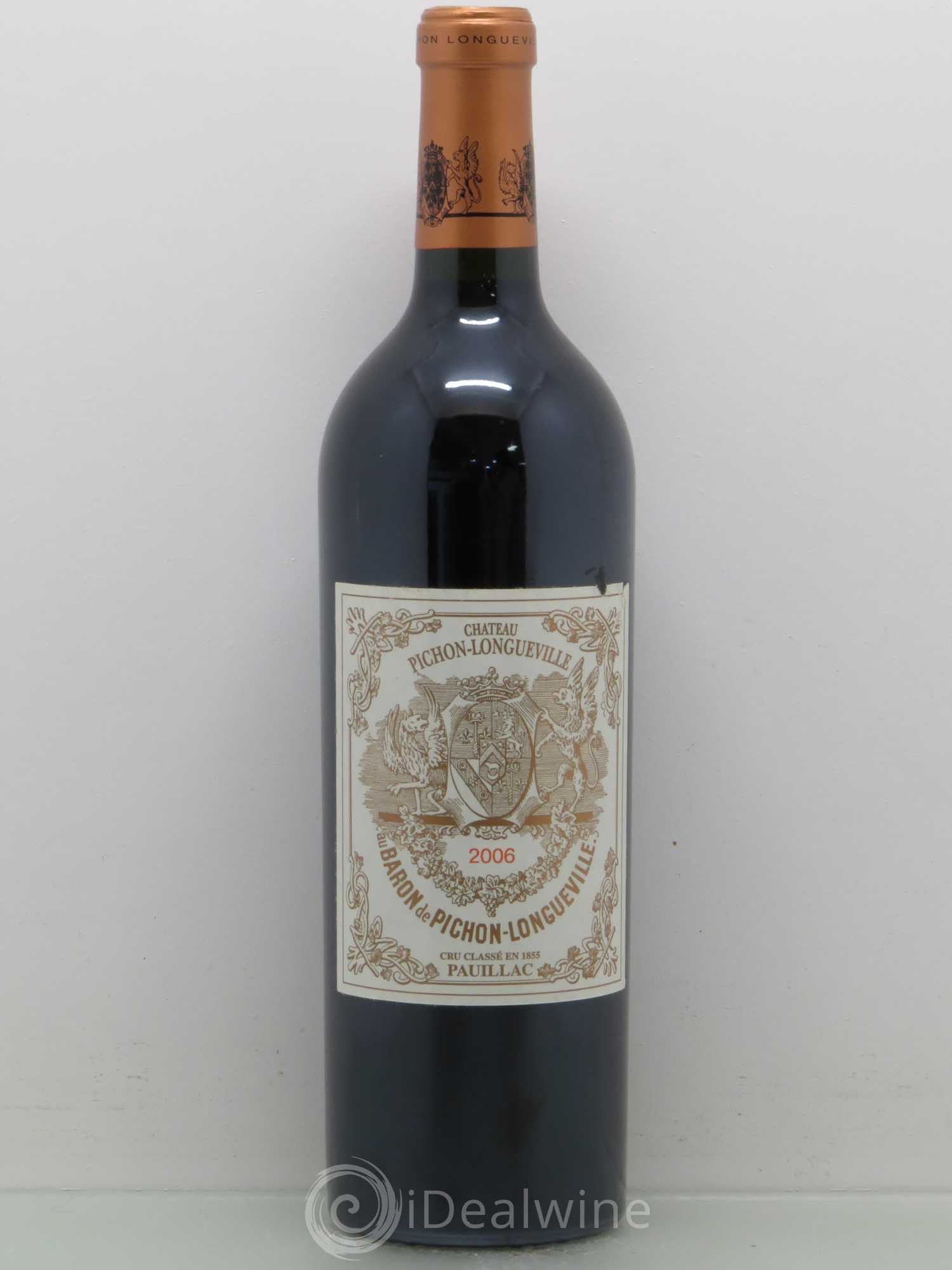 Pichon Longueville Baron 2ème Grand Cru Classé 2006 - Lot de 1 bouteille - 0