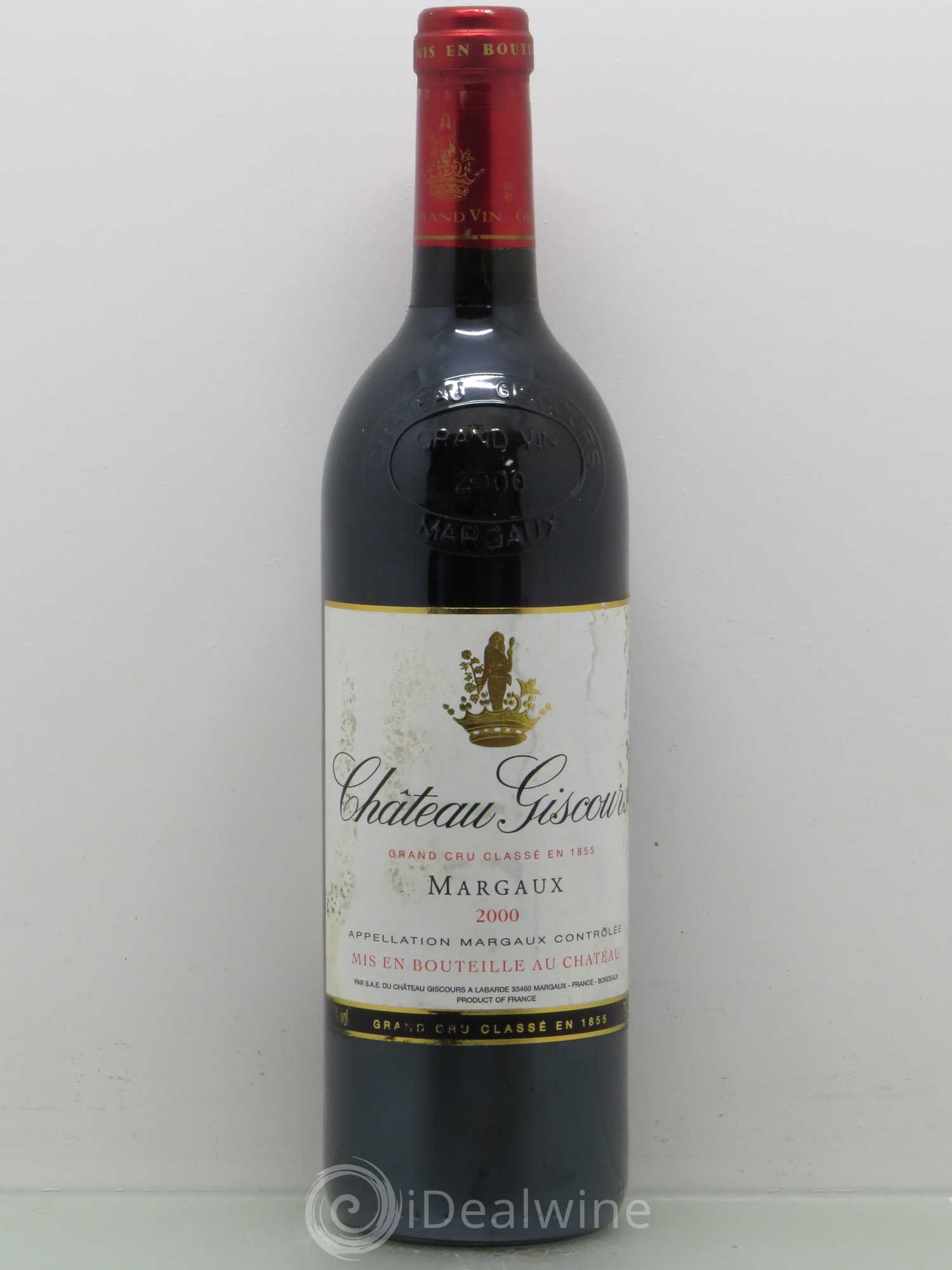Château Giscours 3ème Grand Cru Classé 2000 - Lot de 1 bouteille - 0