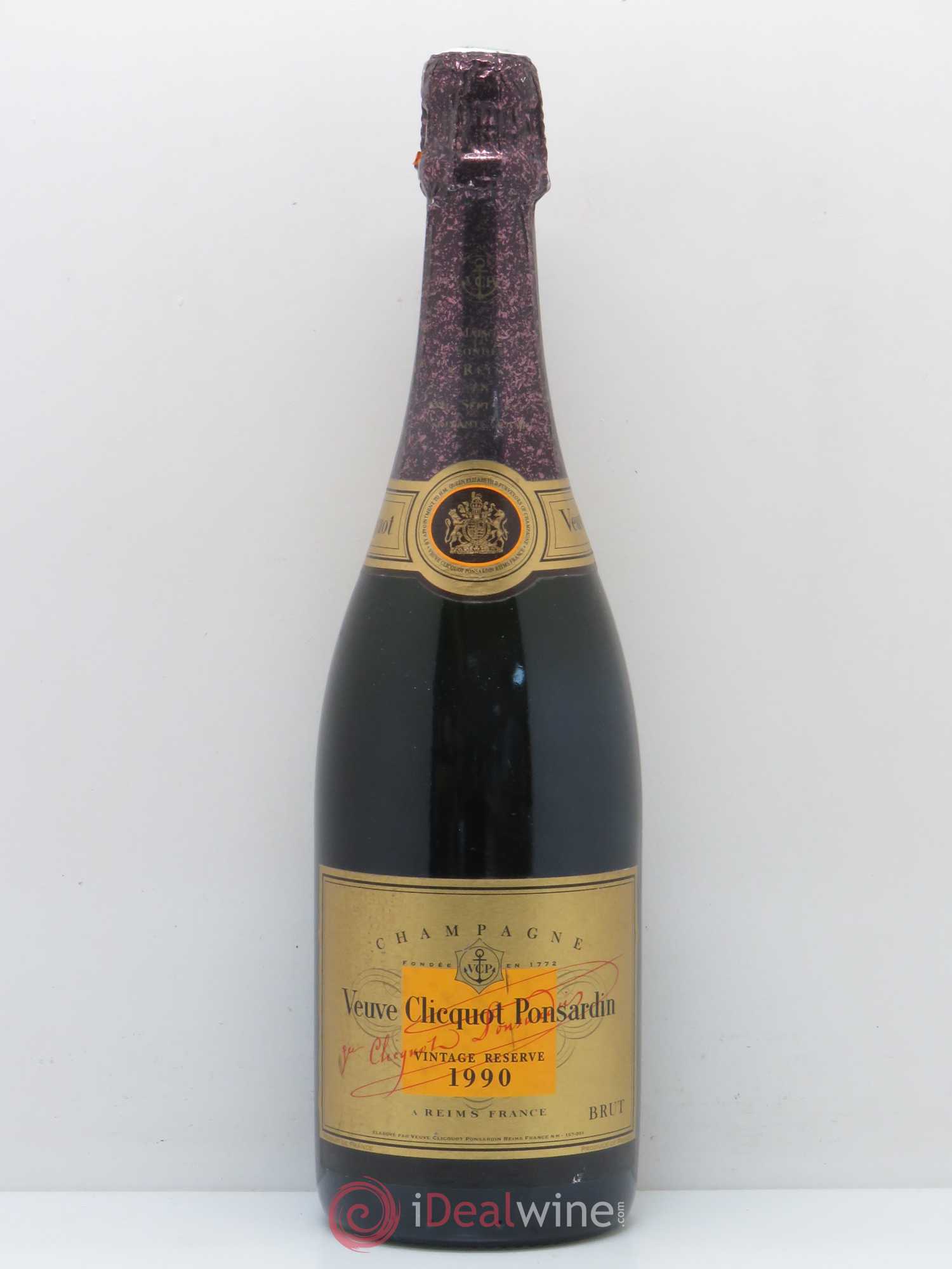 Vintage Veuve Clicquot 1990 - Lot de 1 bouteille - 0