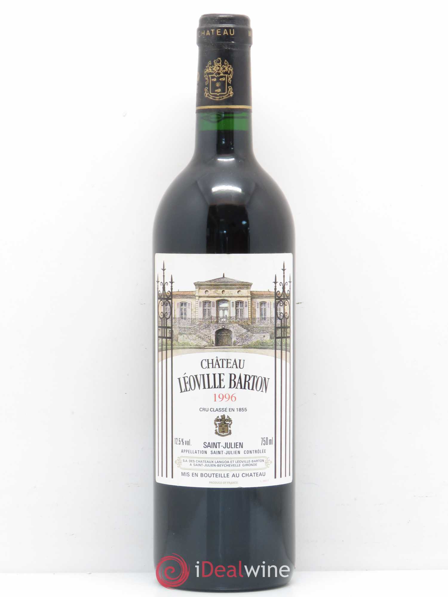 Château Léoville Barton 2ème Grand Cru Classé 1996 - Lot de 1 bouteille - 0