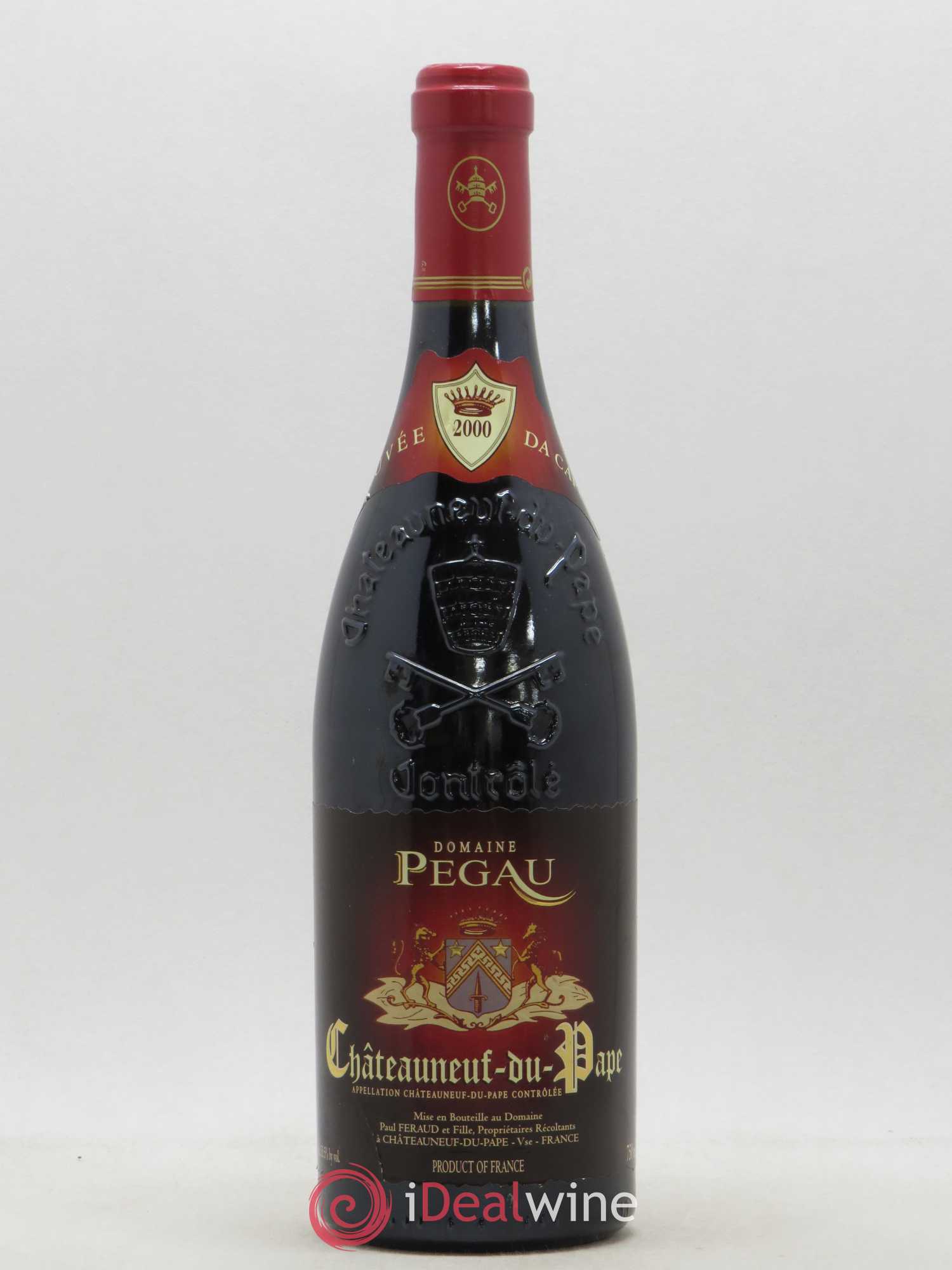 Châteauneuf-du-Pape Domaine du Pégau Cuvée Da Capo Paul et Laurence Féraud 2000 - Lot de 1 bouteille - 0