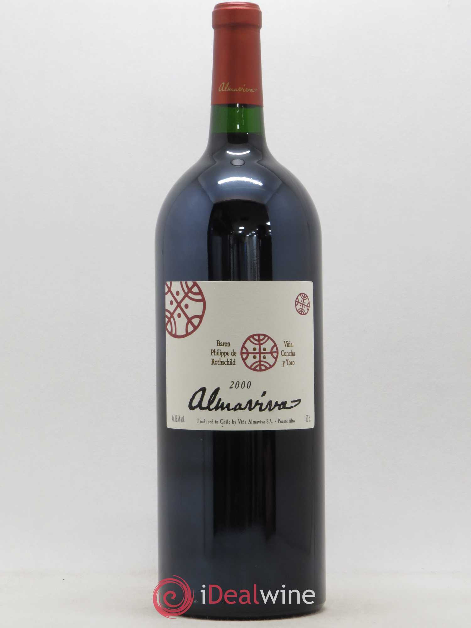 Chili Almaviva Baron P. de Rothschild Concha y Toro 2000 - Lot de 1 magnum - 0