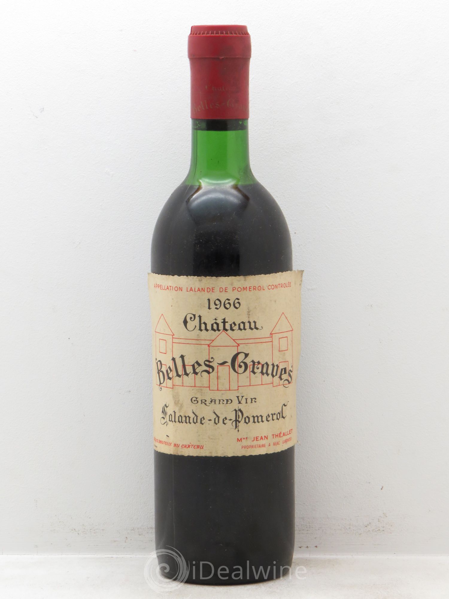 Bordeaux Belles Graves Lalande de Pomerol 1966 - Posten von 1 Flasche - 0