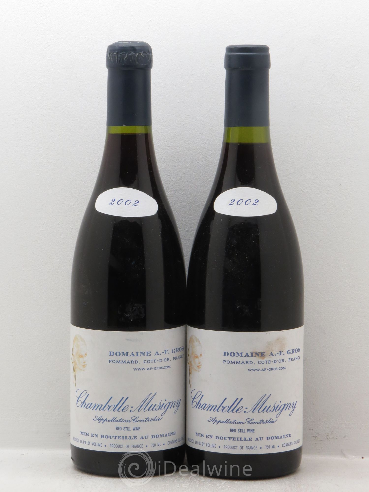 Chambolle-Musigny AF Gros 2002 - Lot de 2 bouteilles - 0