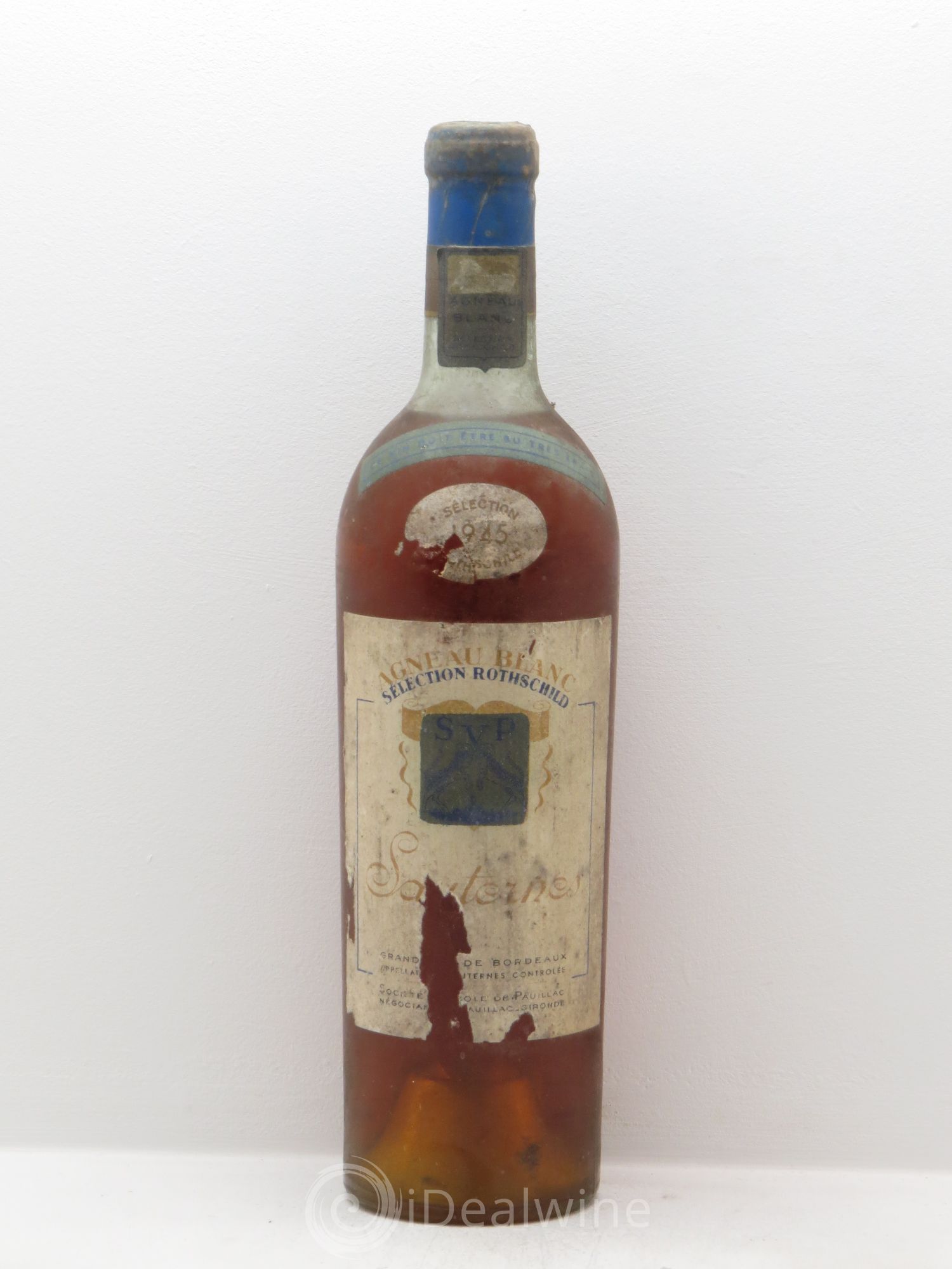 Sauternes Agneau Blanc Sélection Rothschild 1945 - Posten von 1 Flasche - 0