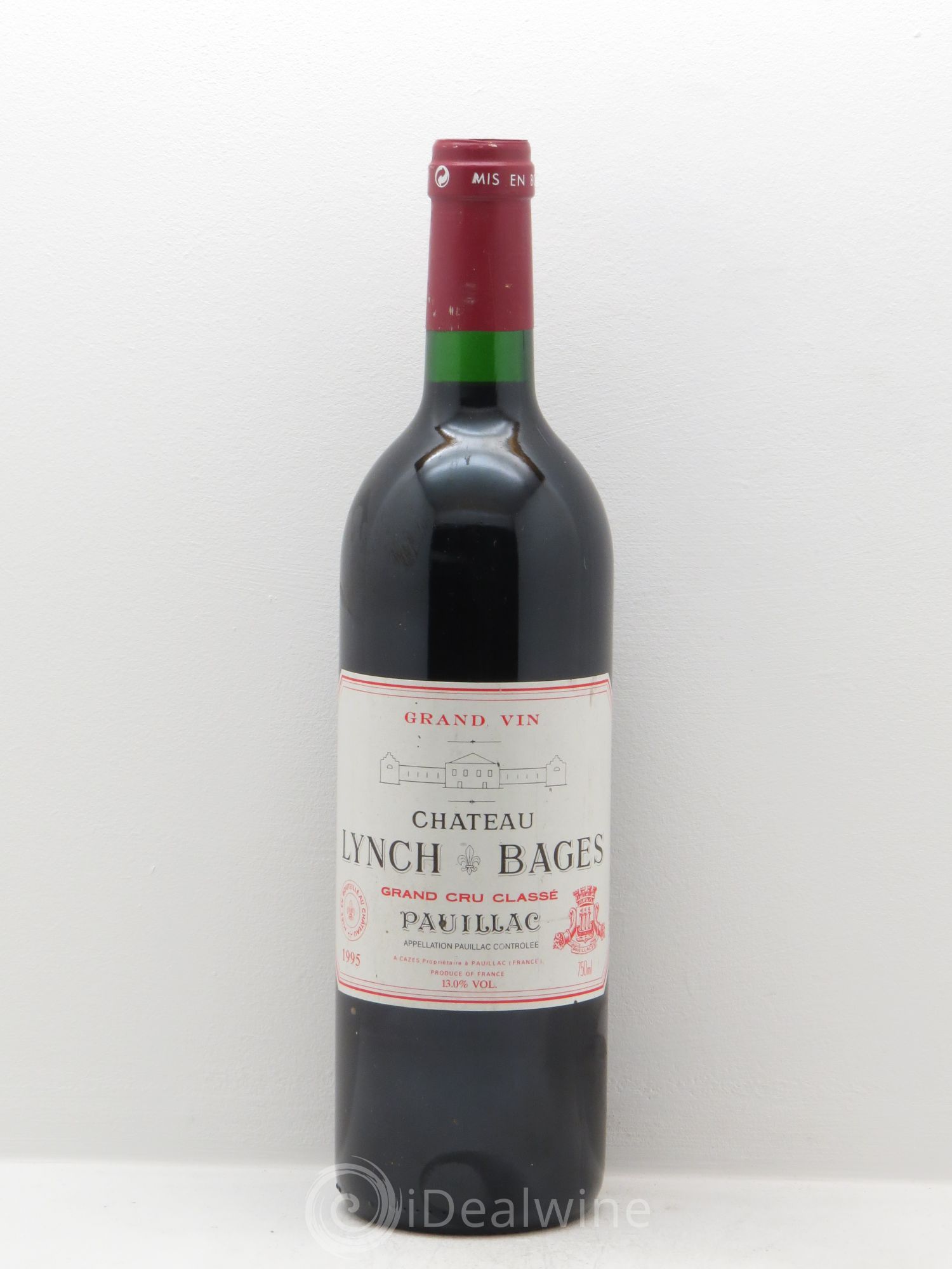 Château Lynch Bages 5ème Grand Cru Classé 1995 - Lot de 1 bouteille - 0