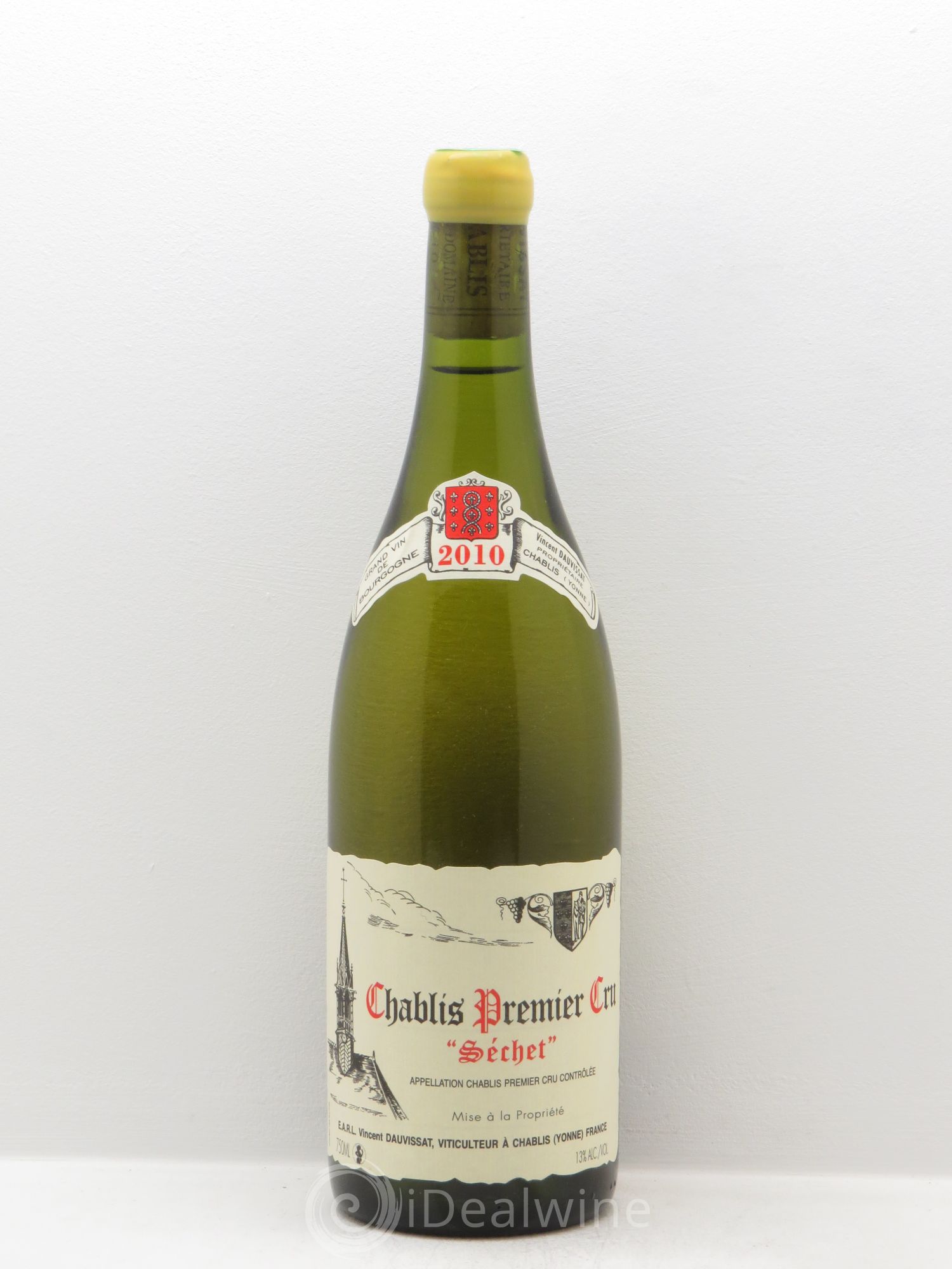 Chablis 1er Cru Séchet Vincent Dauvissat (Domaine) 2010 - Lot de 1 bouteille - 0