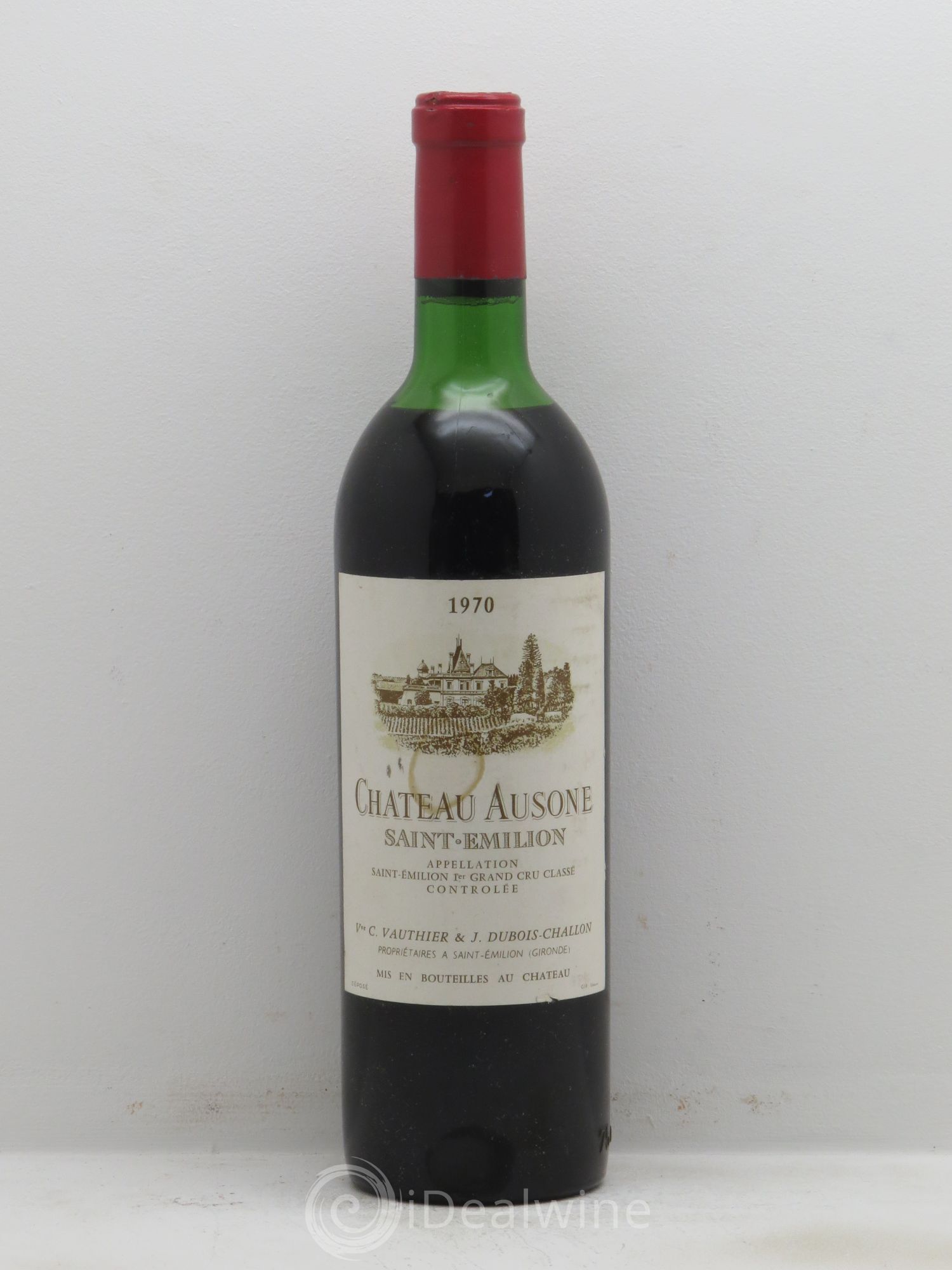 Château Ausone 1er Grand Cru Classé A 1970 - Lot de 1 bouteille - 0