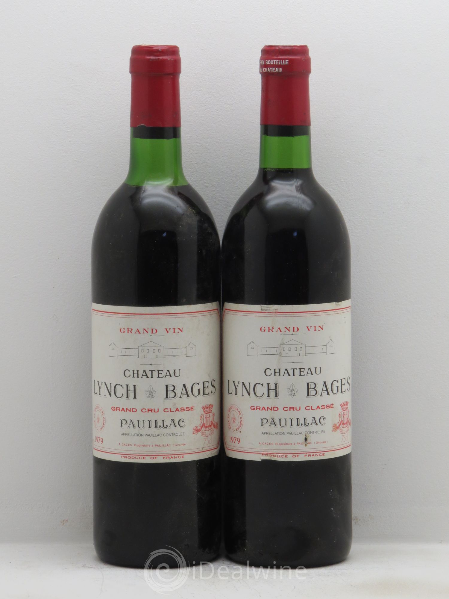 Château Lynch Bages 5ème Grand Cru Classé 1979 - Lot de 2 bouteilles - 0